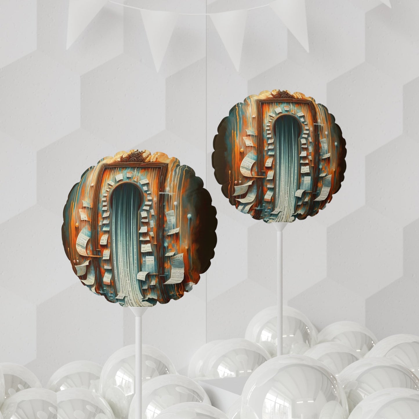 Illuminated Truths Mirror Balloon (Round and Heart-shaped), 11" - ATUH.ART