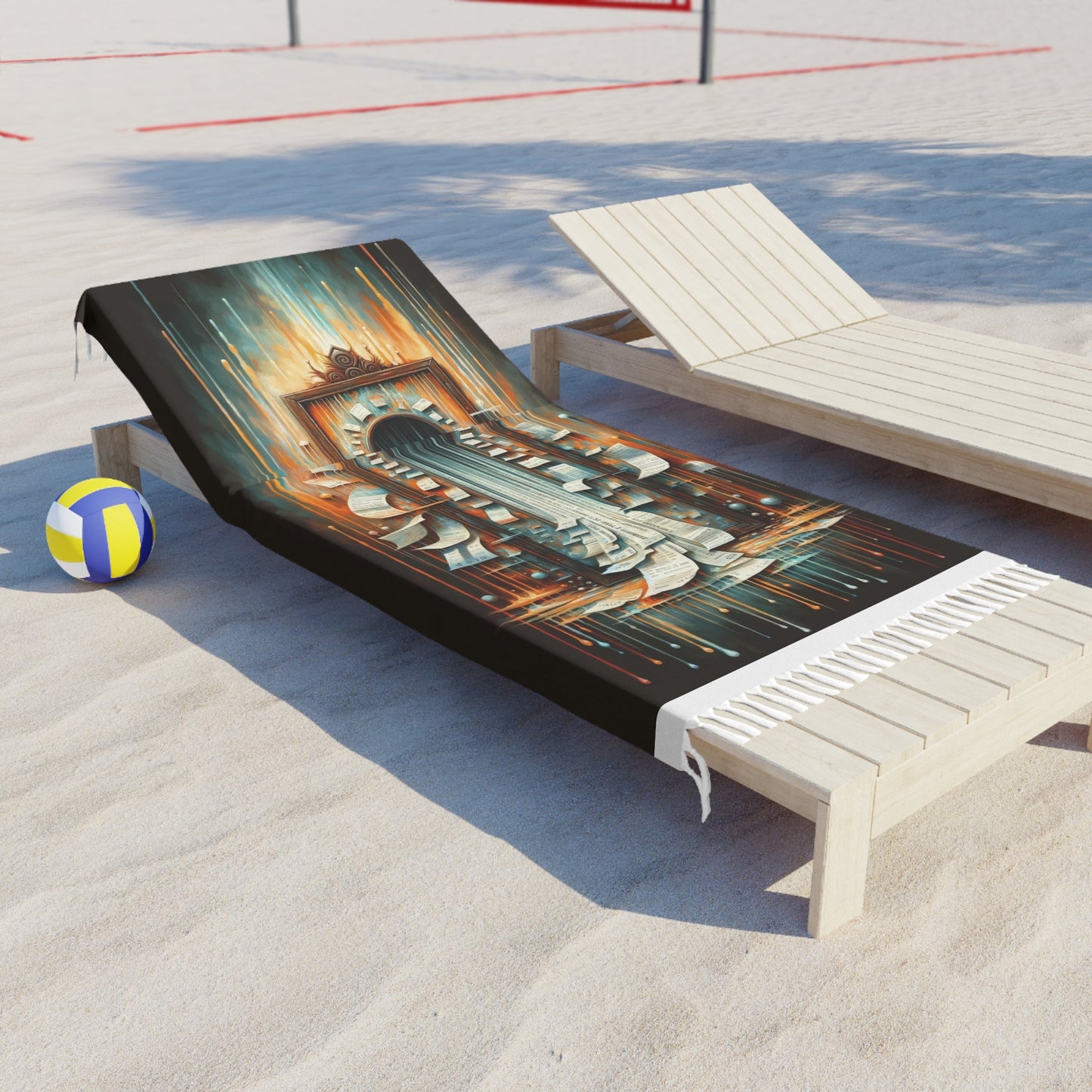 Illuminated Truths Mirror Boho Beach Cloth - ATUH.ART