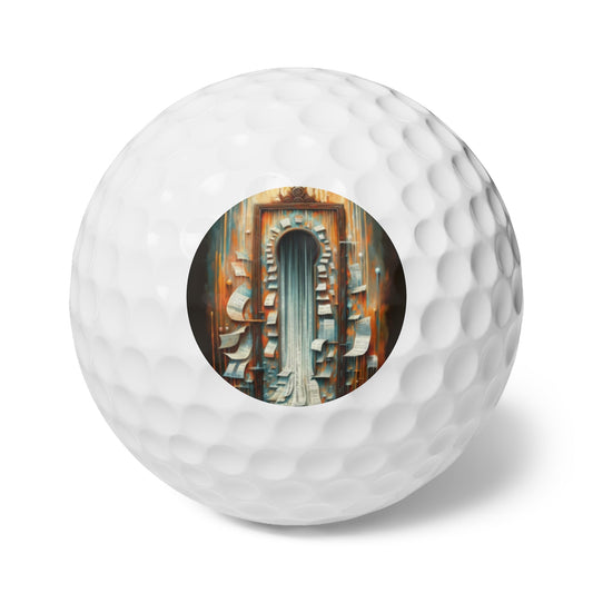 Illuminated Truths Mirror Golf Balls, 6pcs - ATUH.ART