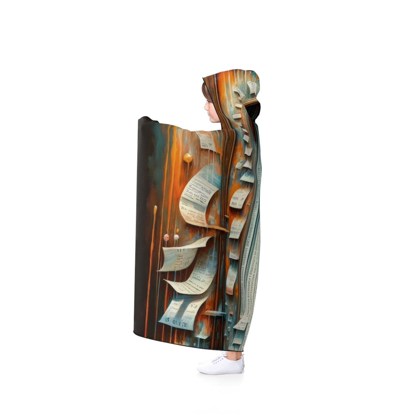 Illuminated Truths Mirror Hooded Blanket - ATUH.ART