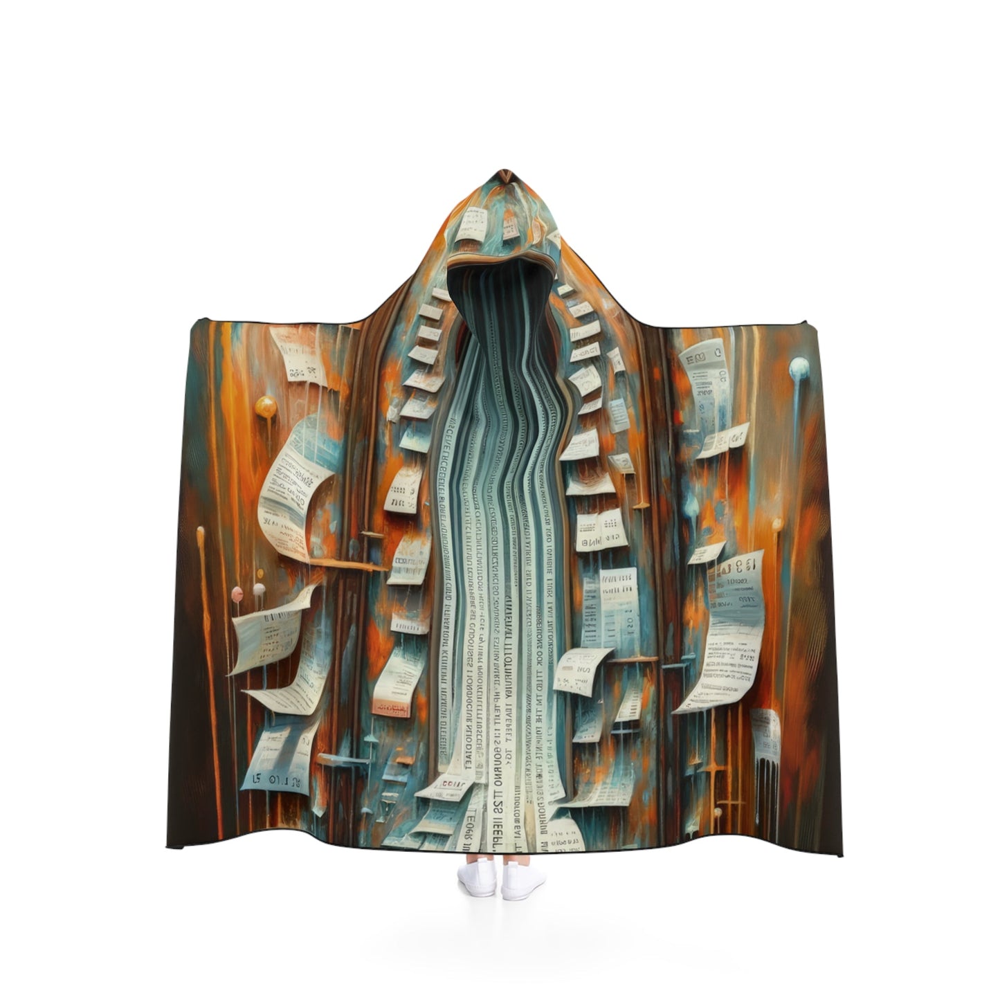 Illuminated Truths Mirror Hooded Blanket - ATUH.ART
