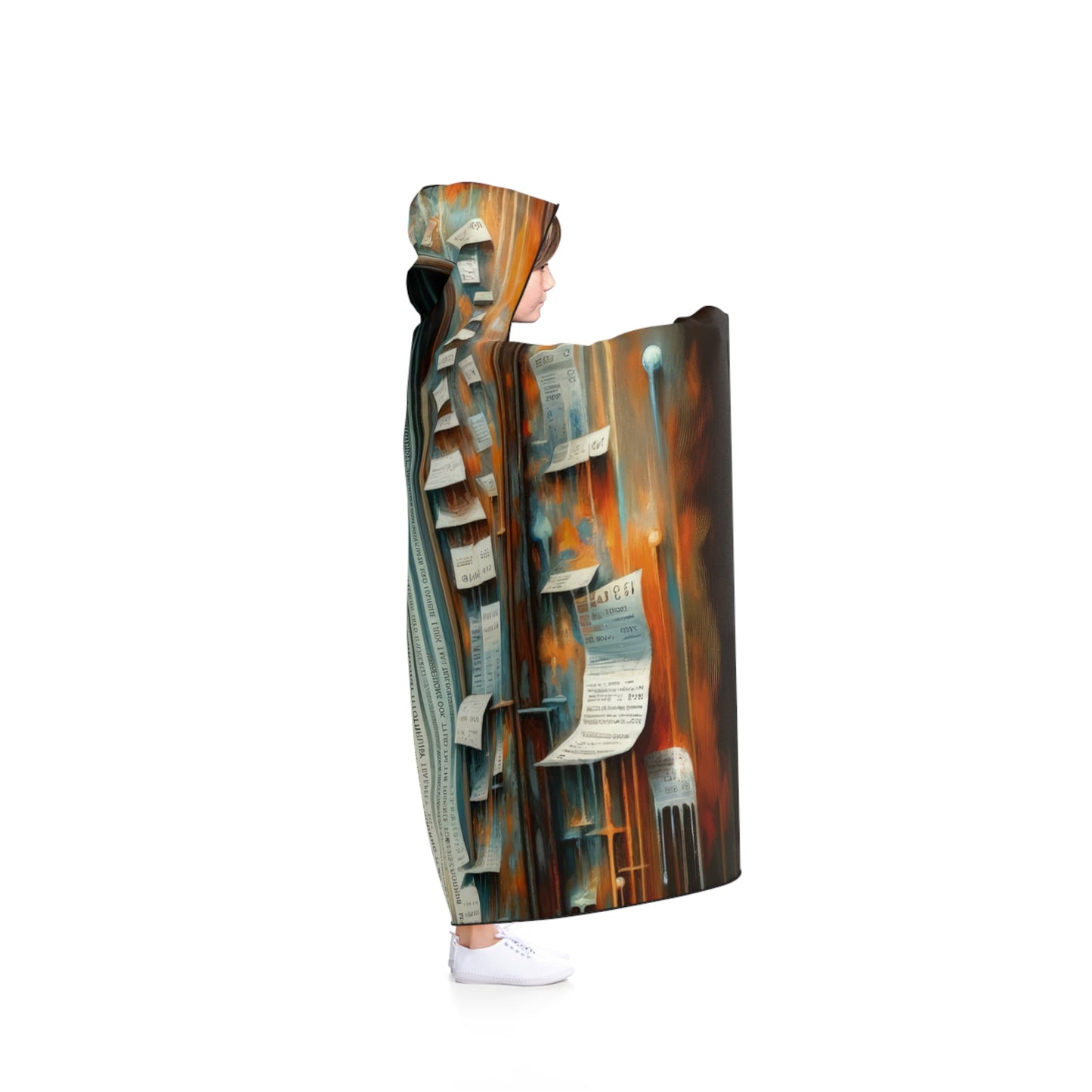 Illuminated Truths Mirror Hooded Blanket - ATUH.ART