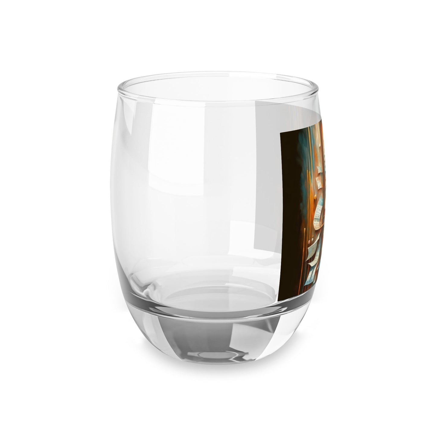 Illuminated Truths Mirror Whiskey Glass - ATUH.ART