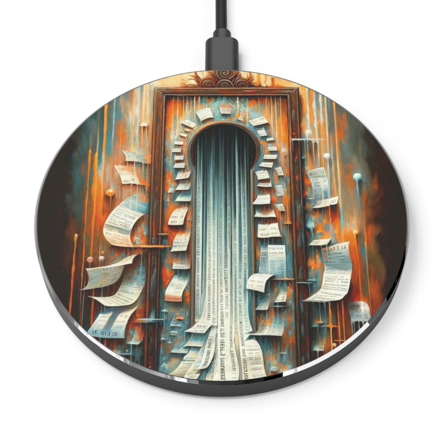 Illuminated Truths Mirror Wireless Charger - ATUH.ART