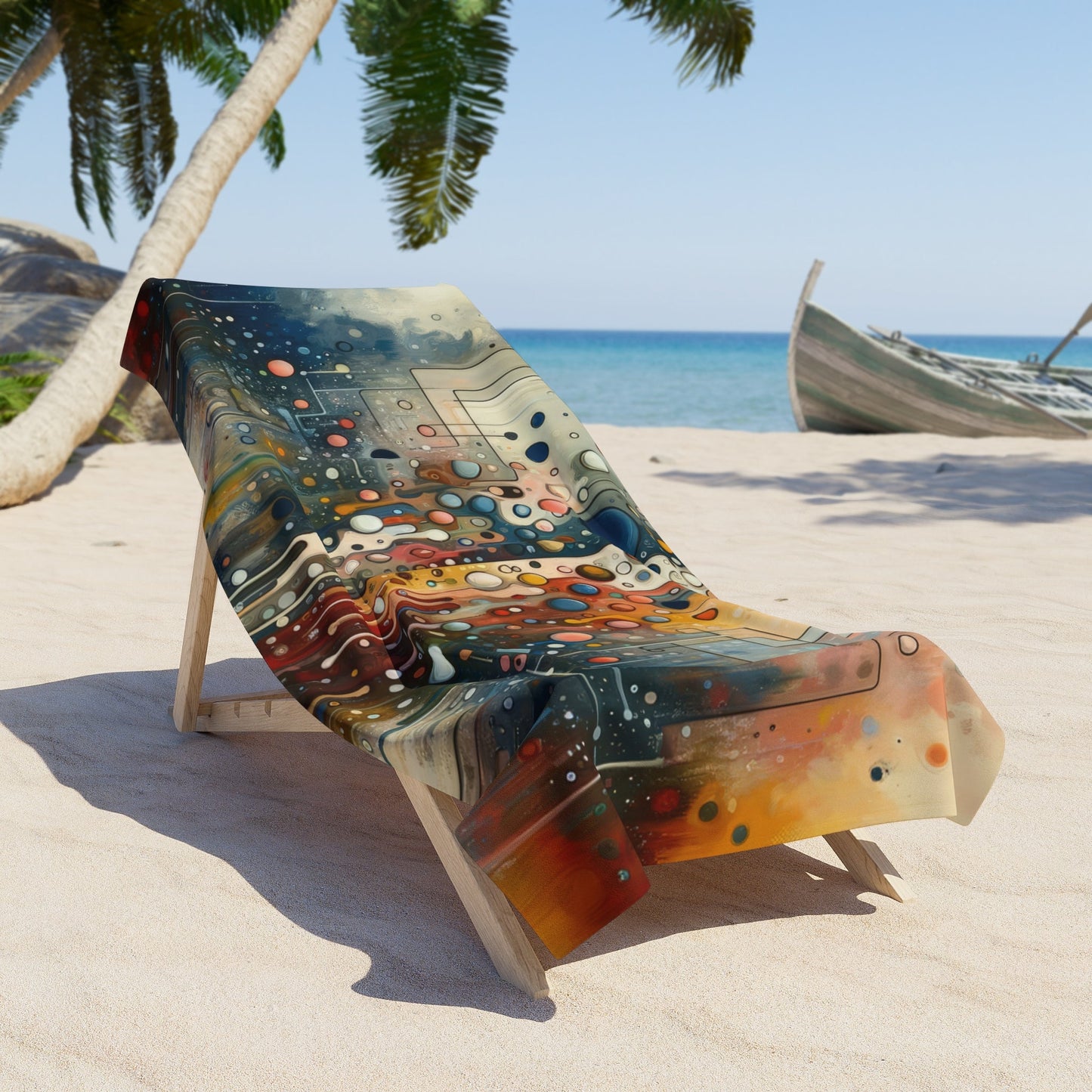 Illusive Division Mirage Beach Towel - ATUH.ART