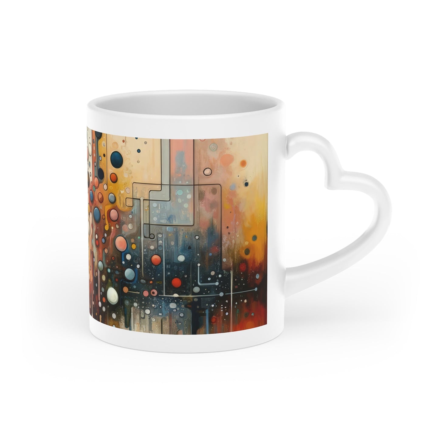 Illusive Division Mirage Heart-Shaped Mug - ATUH.ART