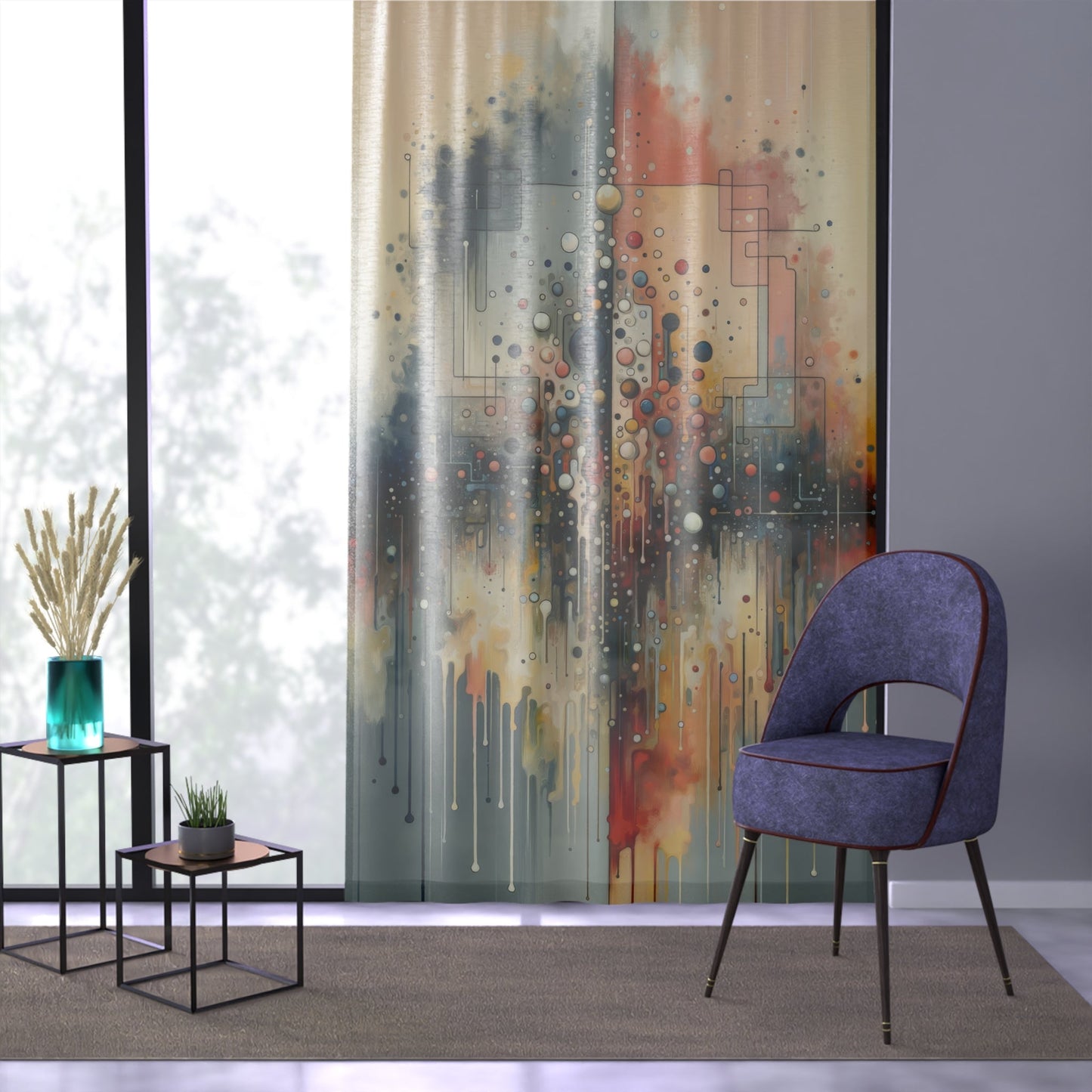 Illusive Division Mirage Window Curtain - ATUH.ART