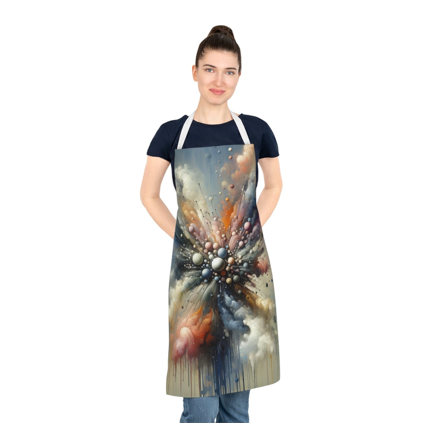 Impactful Deeds Ripple Adult Apron (AOP) - ATUH.ART