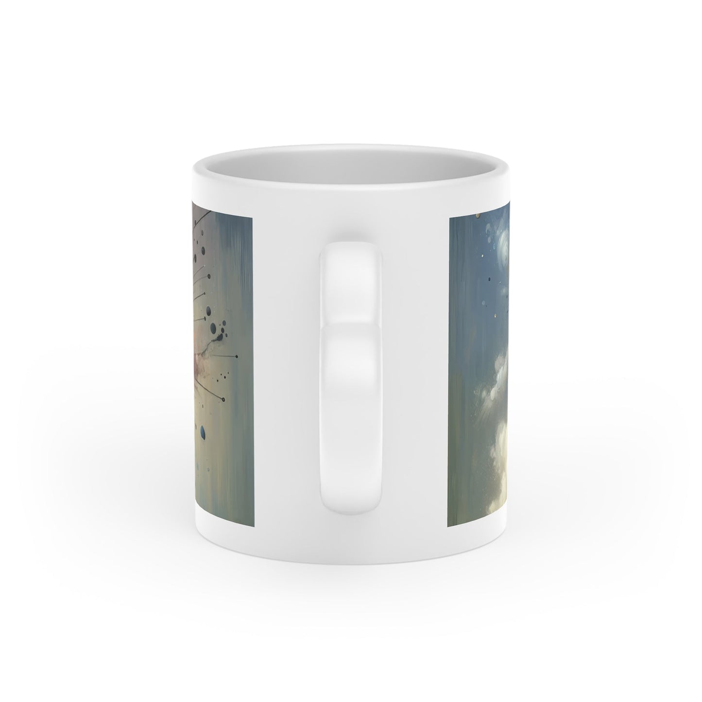 Impactful Deeds Ripple Heart-Shaped Mug - ATUH.ART