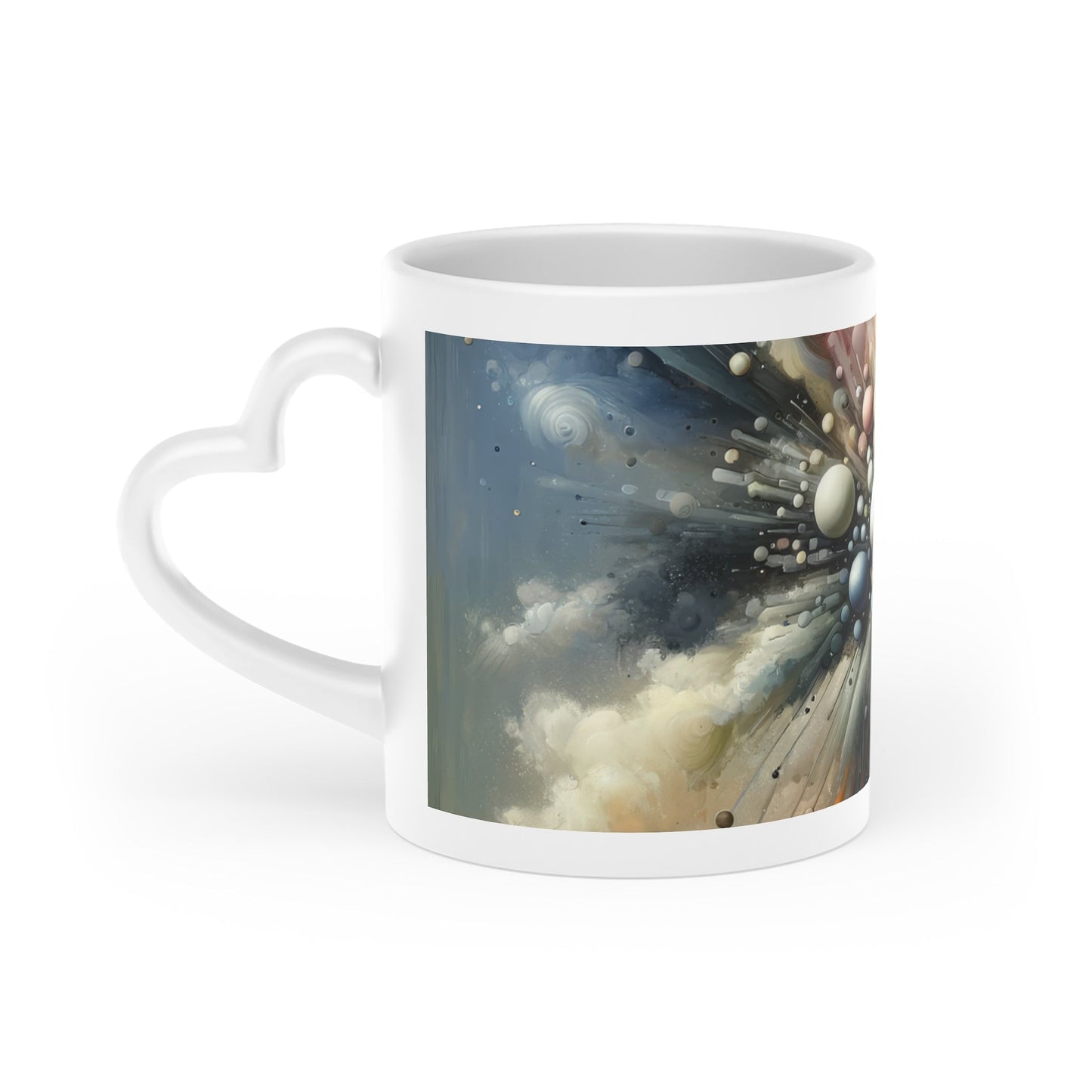 Impactful Deeds Ripple Heart-Shaped Mug - ATUH.ART