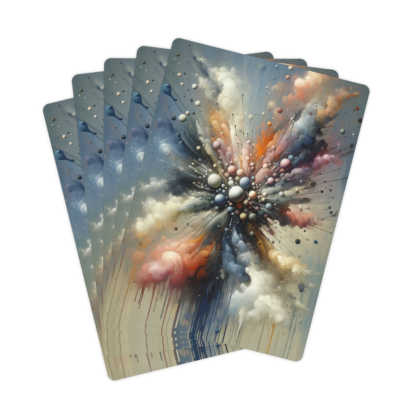 Impactful Deeds Ripple Poker Cards - ATUH.ART