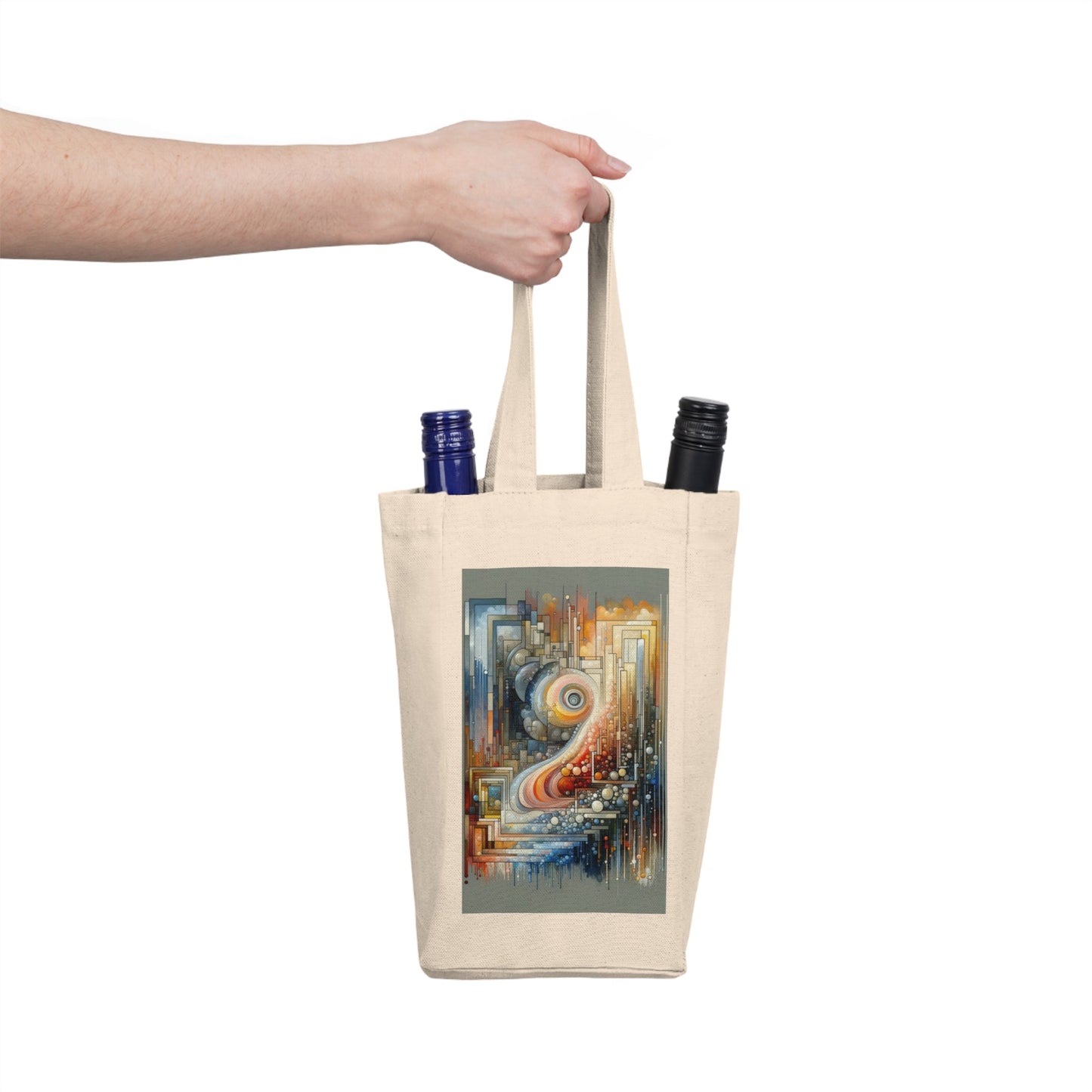 Incrementalism Anthem Unity Double Wine Tote Bag - ATUH.ART