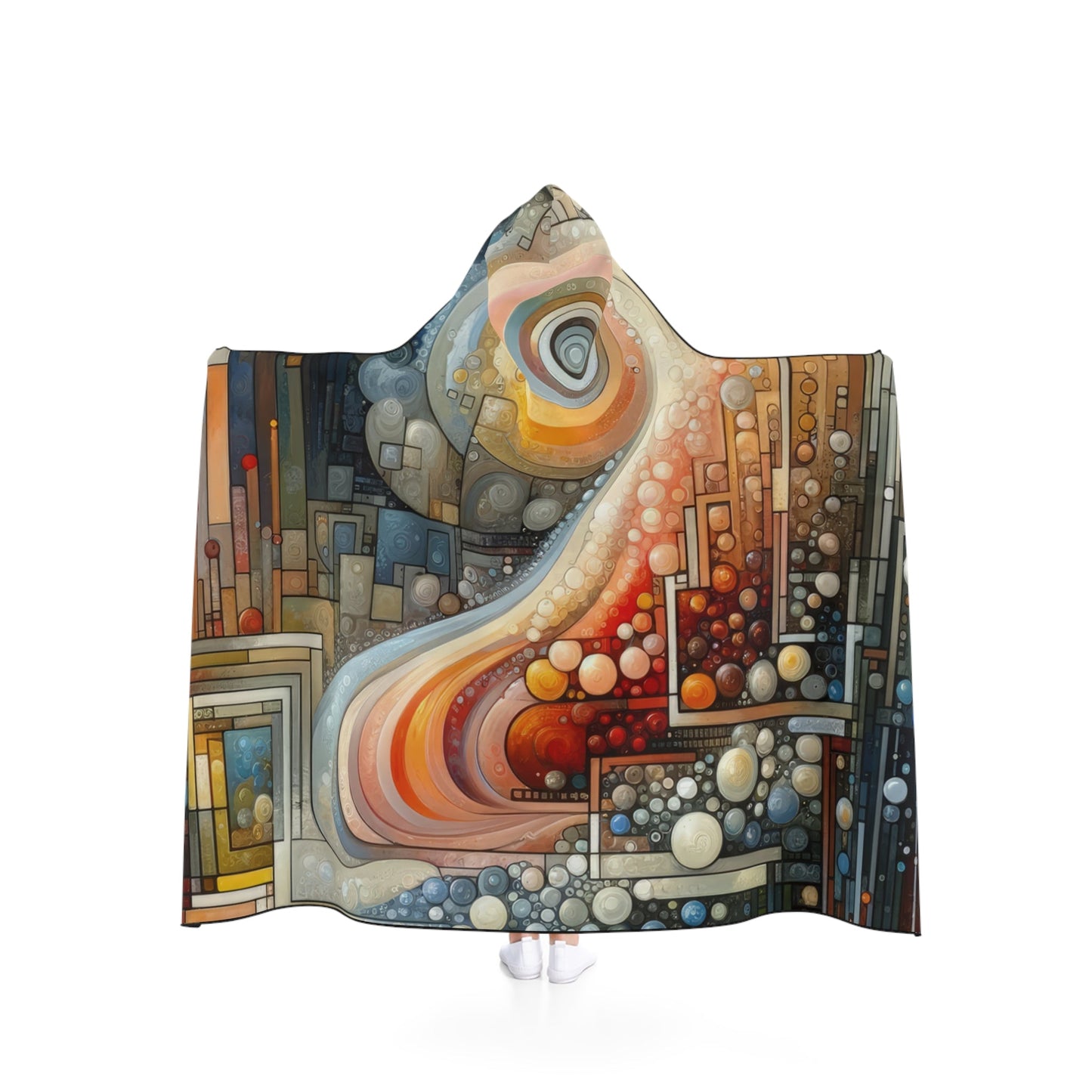 Incrementalism Anthem Unity Hooded Blanket - ATUH.ART