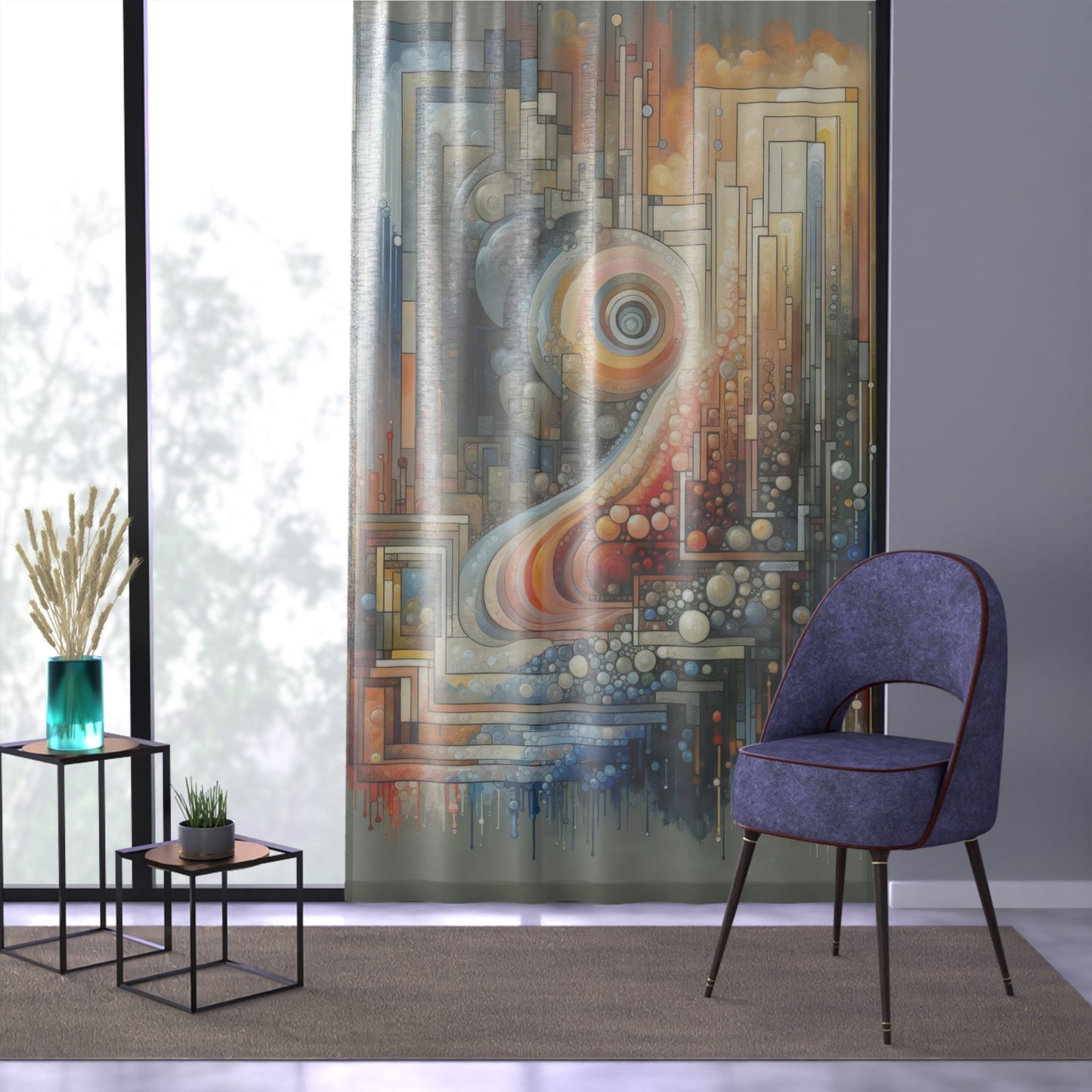 Incrementalism Anthem Unity Window Curtain - ATUH.ART