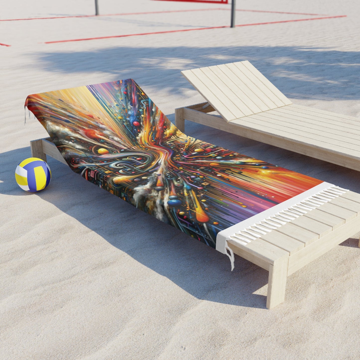 Information Bottleneck Cascade Boho Beach Cloth - ATUH.ART