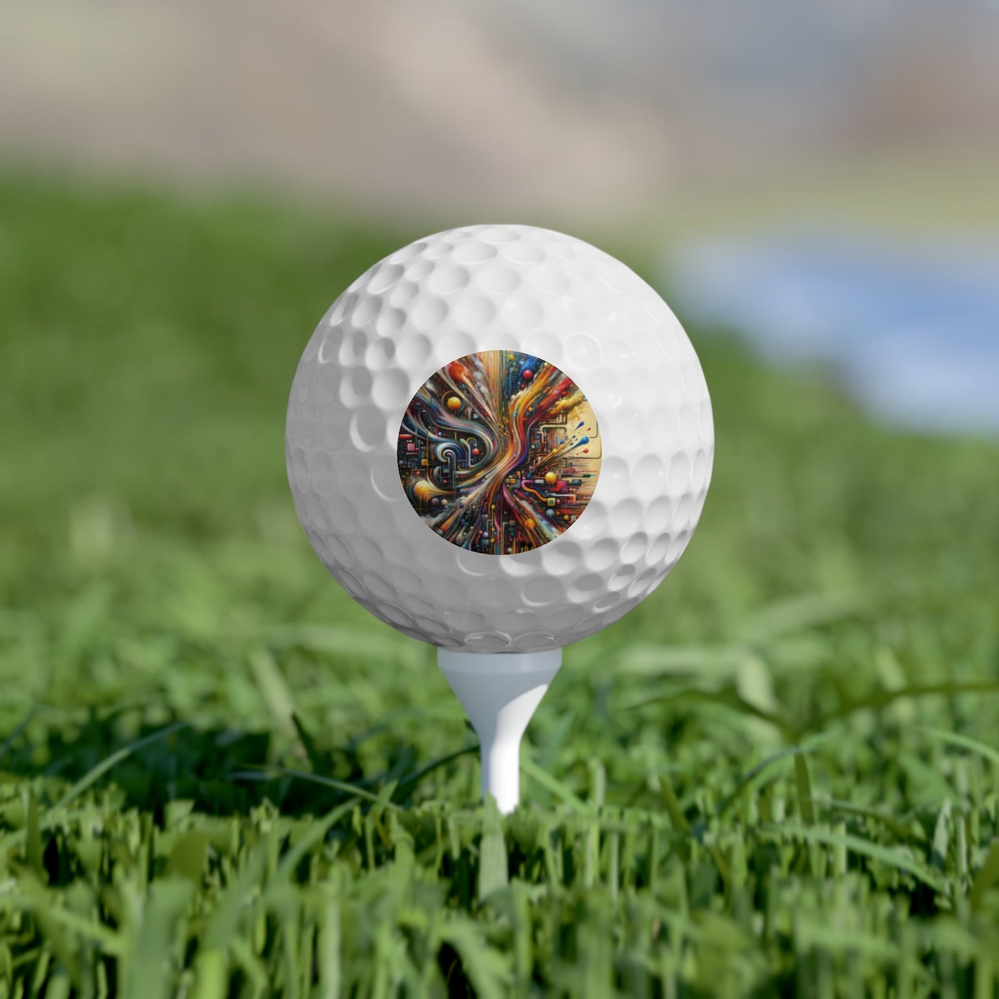 Information Bottleneck Cascade Golf Balls, 6pcs - ATUH.ART