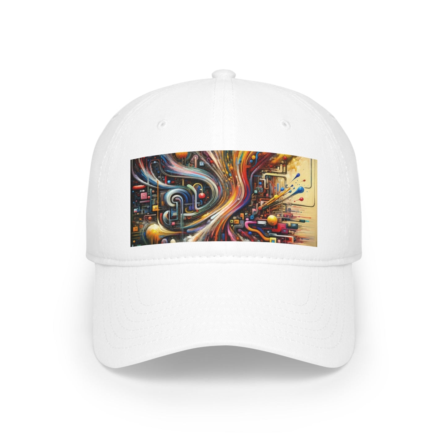 Information Bottleneck Cascade Low Profile Baseball Cap - ATUH.ART