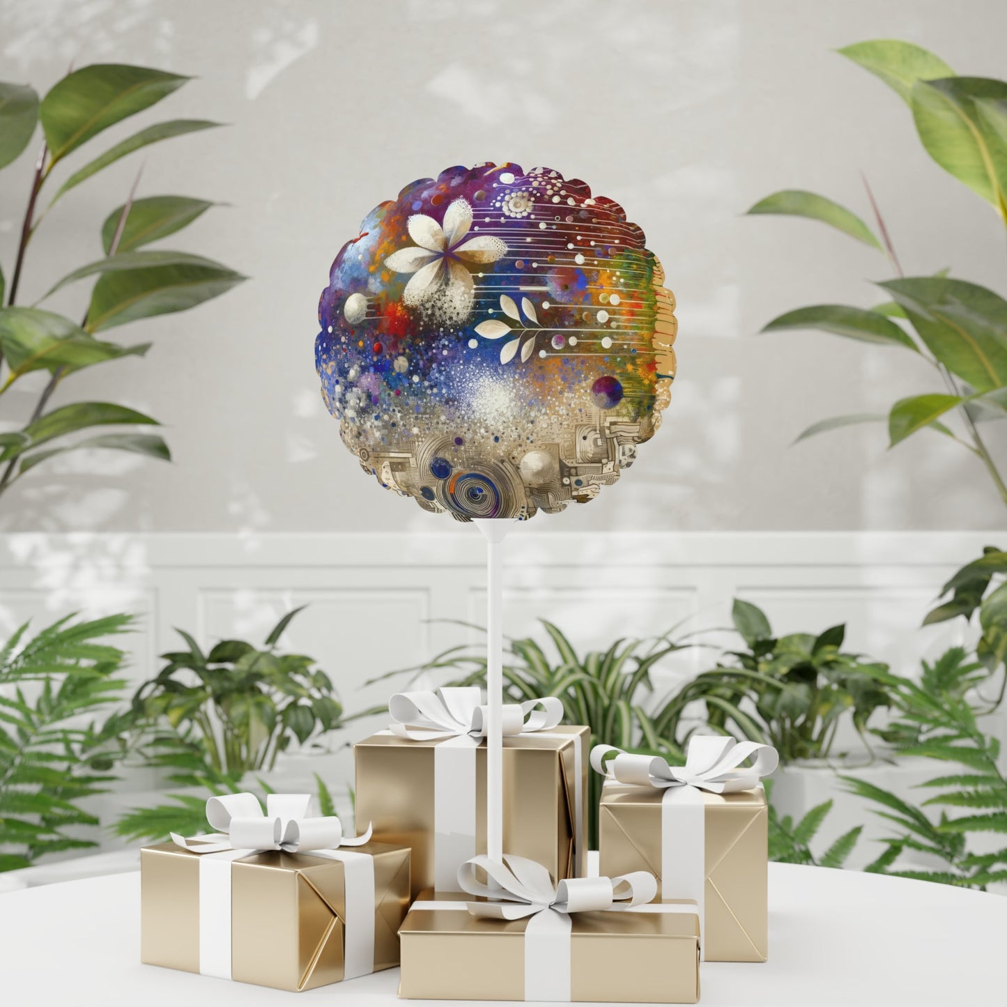 Inner Algorithm Synthesis Balloon (Round and Heart-shaped), 11" - ATUH.ART