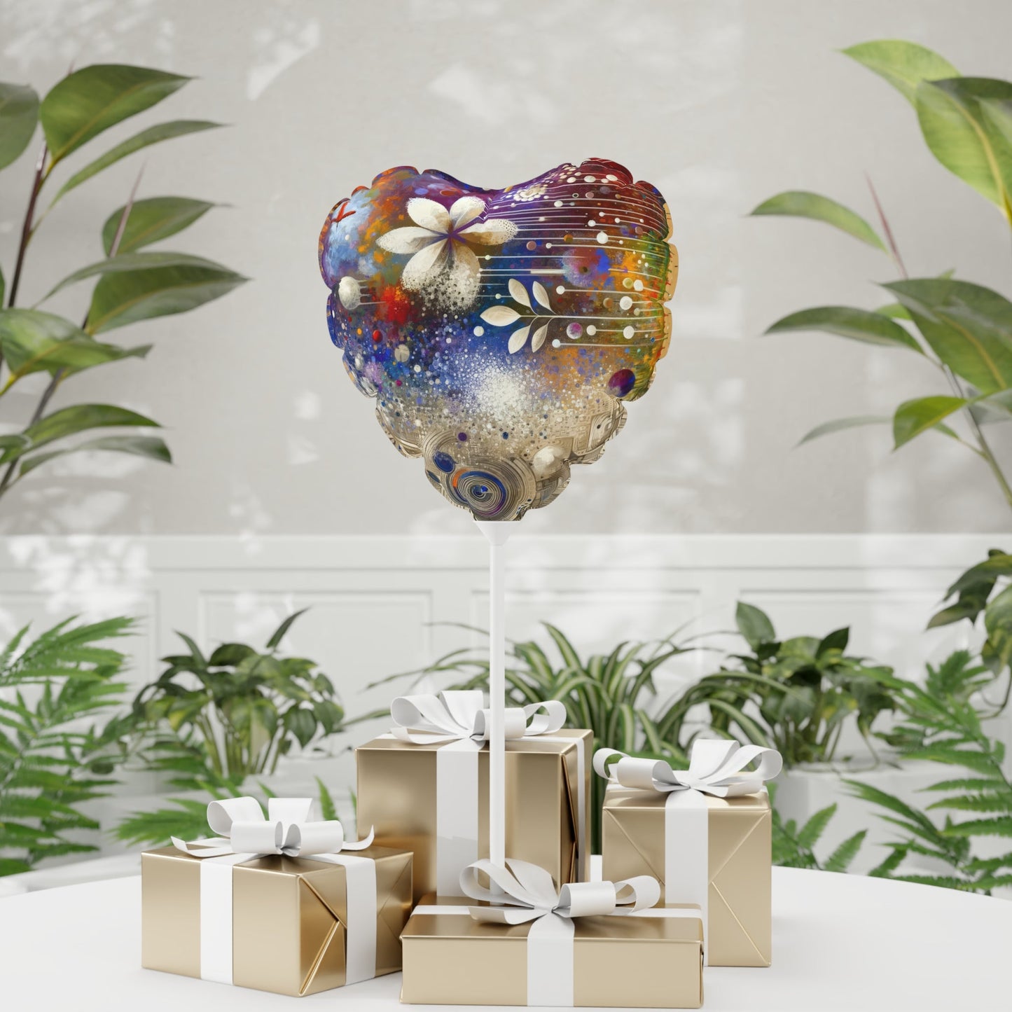 Inner Algorithm Synthesis Balloon (Round and Heart-shaped), 11" - ATUH.ART