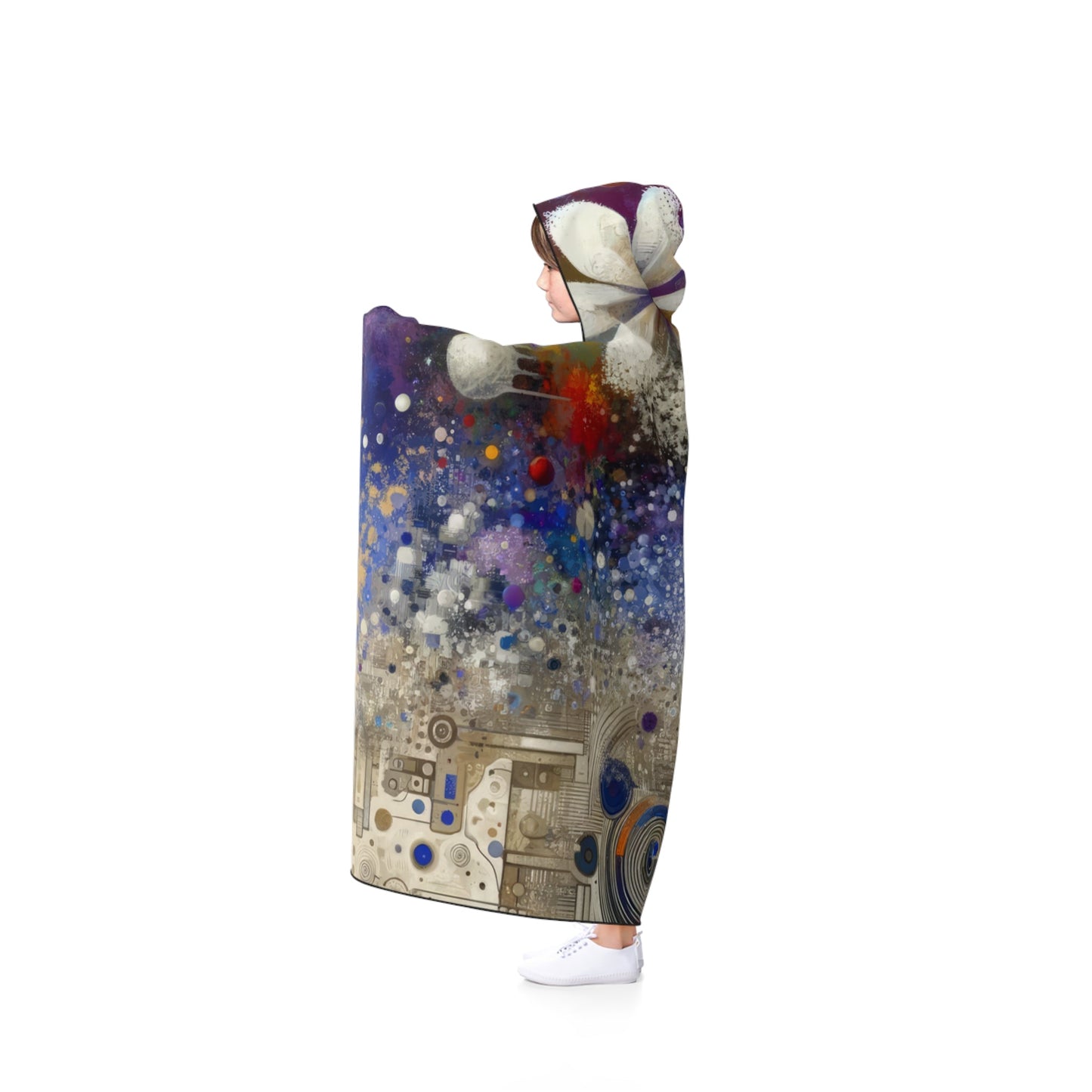Inner Algorithm Synthesis Hooded Blanket - ATUH.ART