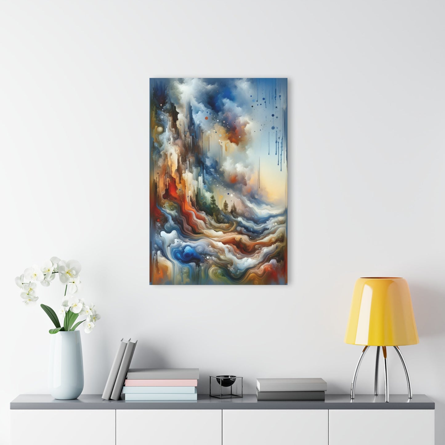 Inner Journey Abstract Acrylic Prints (French Cleat Hanging) - ATUH.ART