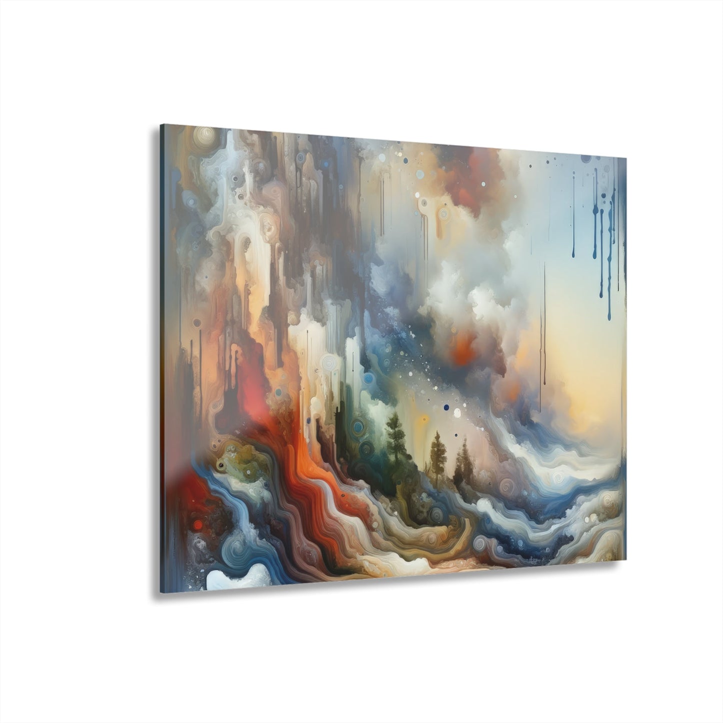 Inner Journey Abstract Acrylic Prints (French Cleat Hanging) - ATUH.ART