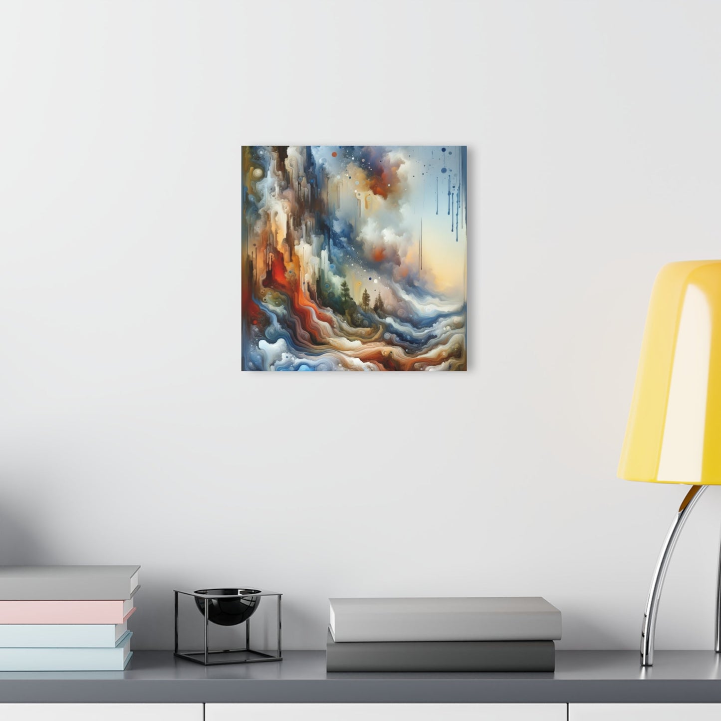 Inner Journey Abstract Acrylic Prints (French Cleat Hanging) - ATUH.ART