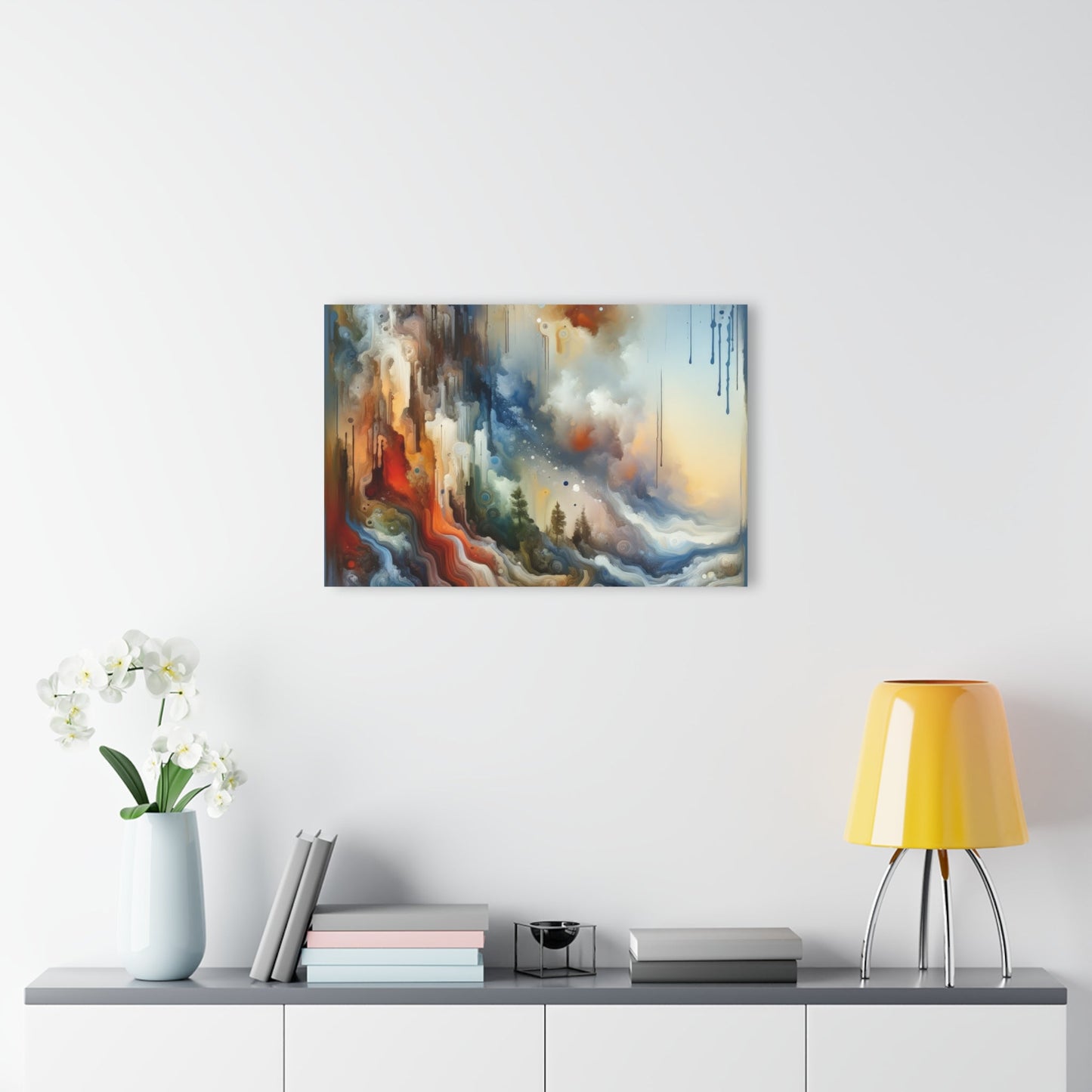 Inner Journey Abstract Acrylic Prints (French Cleat Hanging) - ATUH.ART