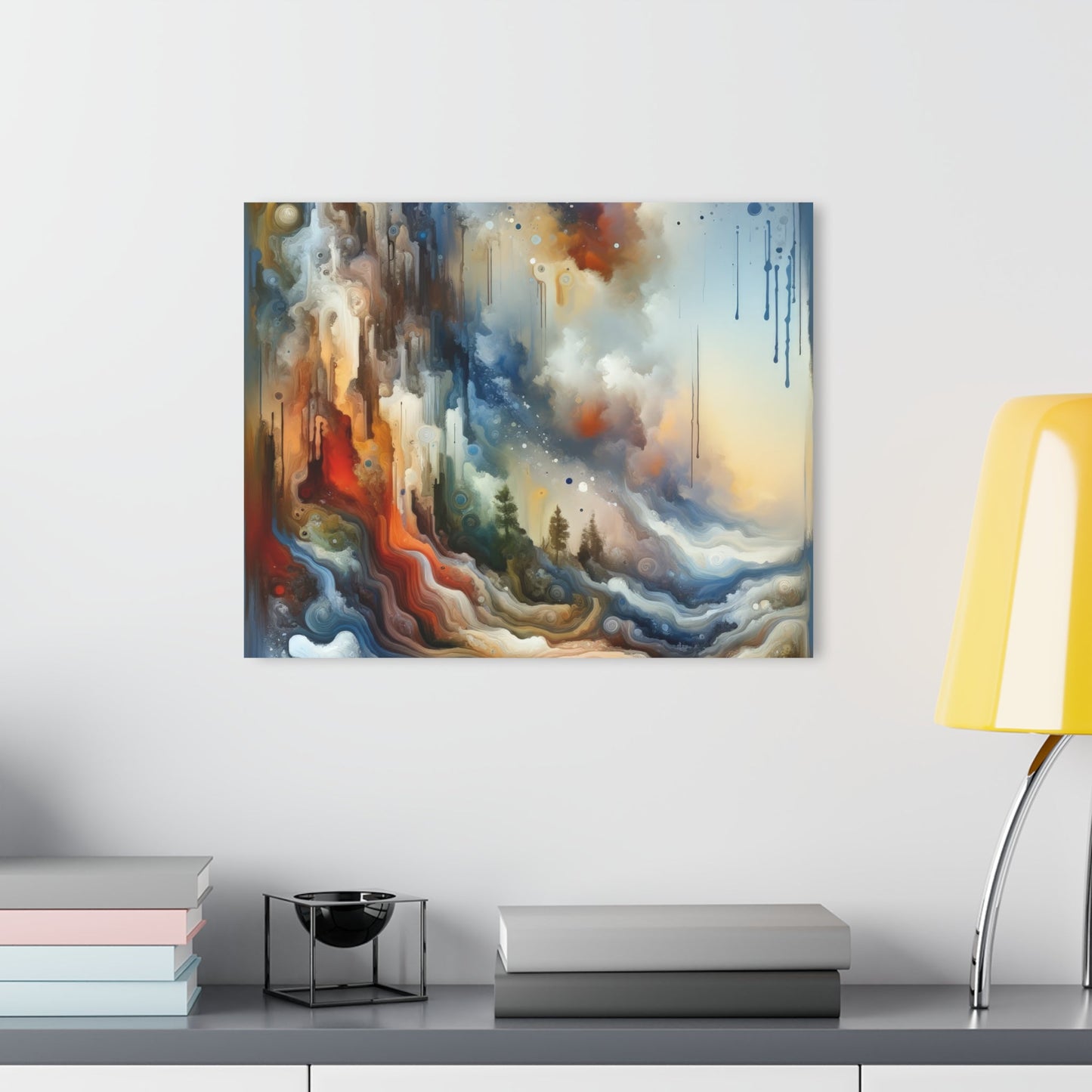 Inner Journey Abstract Acrylic Prints (French Cleat Hanging) - ATUH.ART