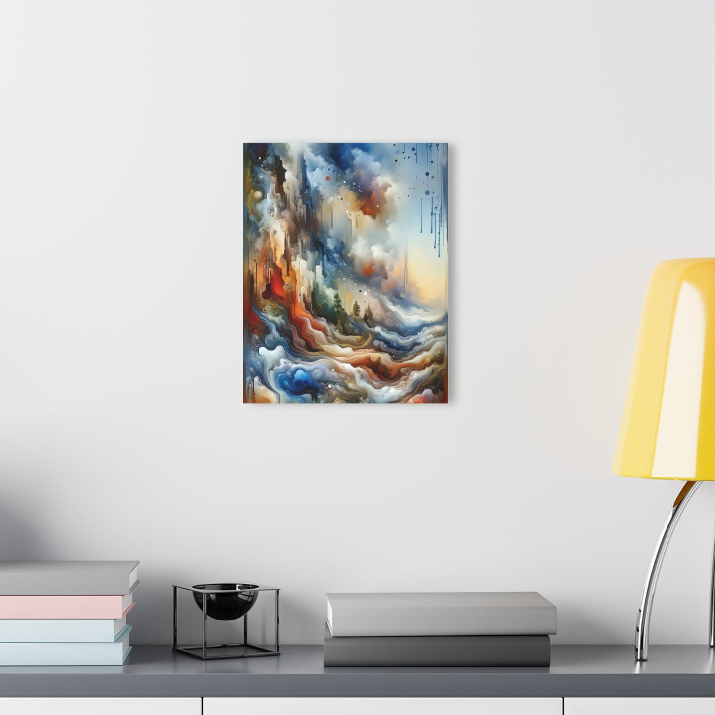 Inner Journey Abstract Acrylic Prints (French Cleat Hanging) - ATUH.ART