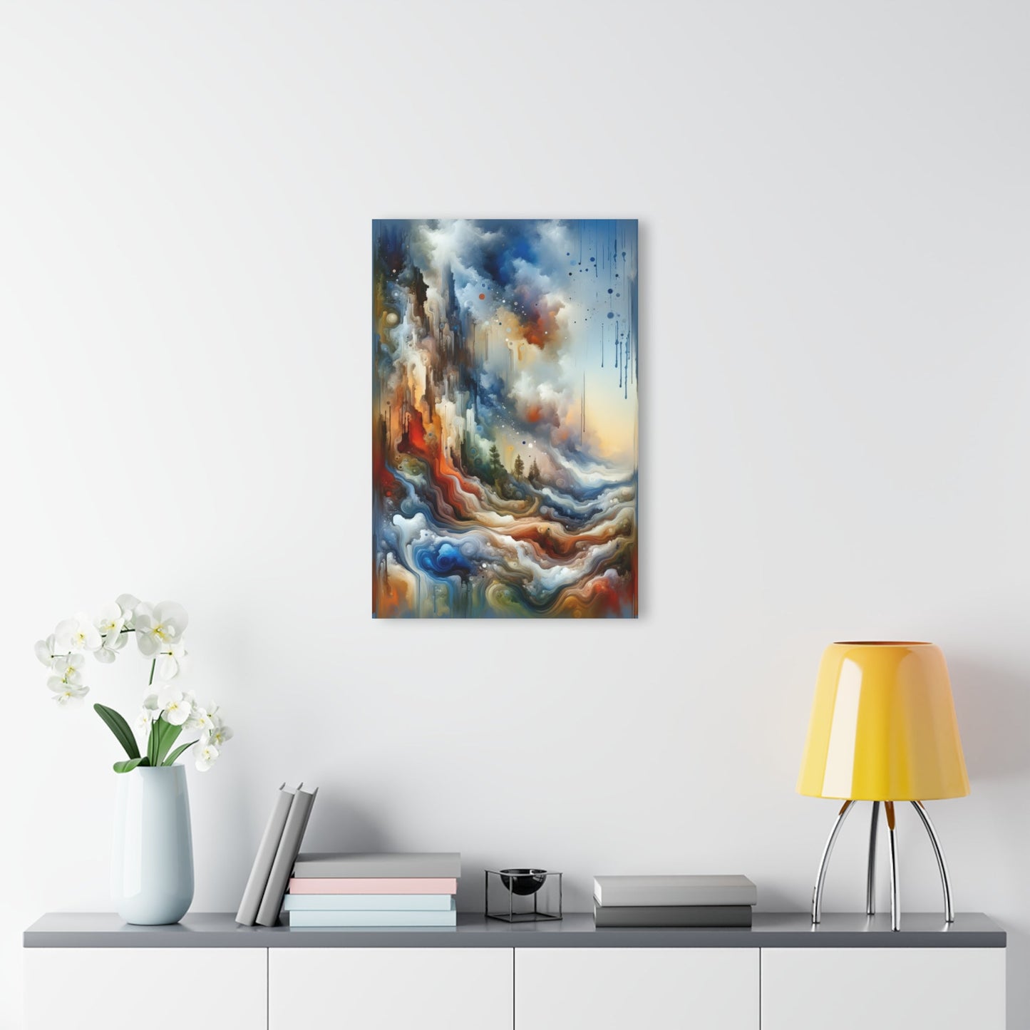 Inner Journey Abstract Acrylic Prints (French Cleat Hanging) - ATUH.ART