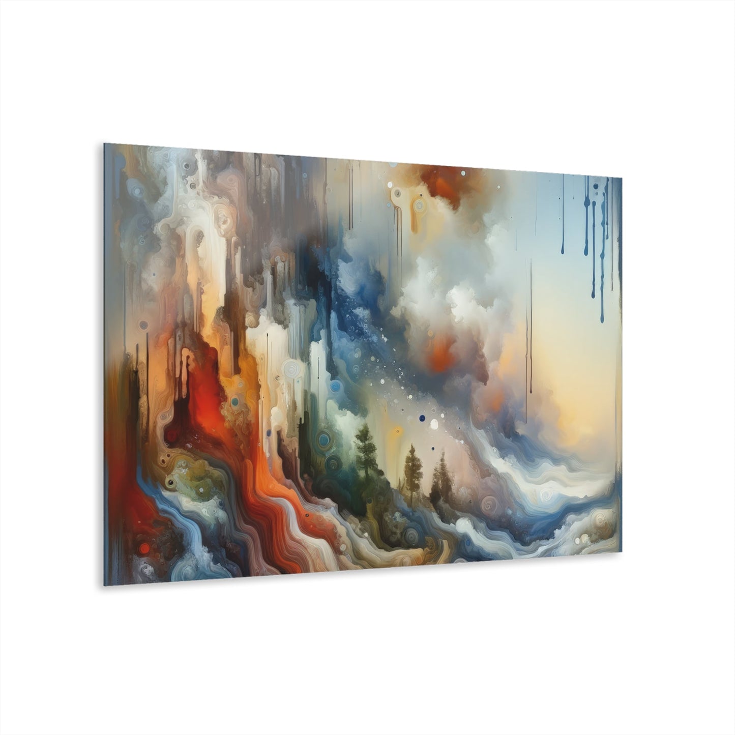 Inner Journey Abstract Acrylic Prints (French Cleat Hanging) - ATUH.ART