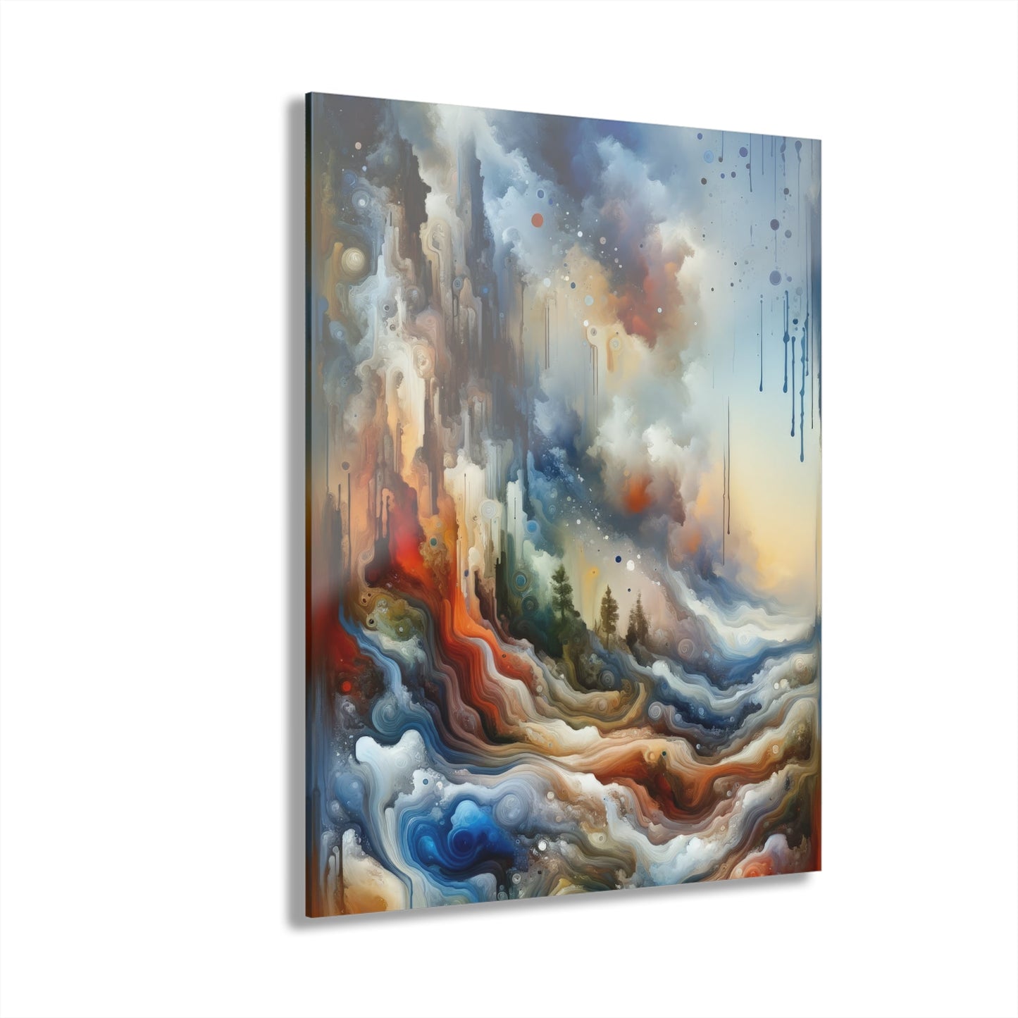 Inner Journey Abstract Acrylic Prints (French Cleat Hanging) - ATUH.ART