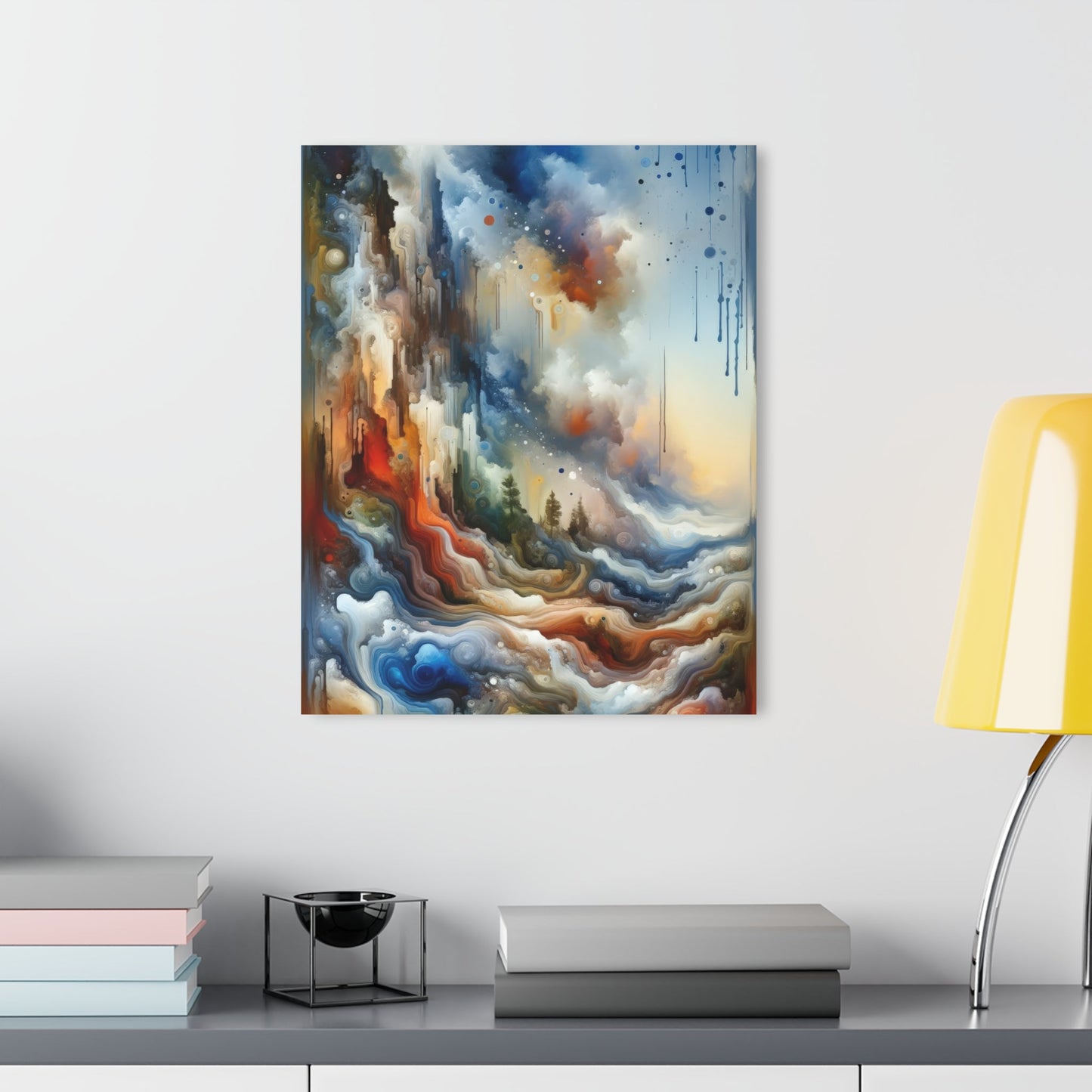 Inner Journey Abstract Acrylic Prints (French Cleat Hanging) - ATUH.ART