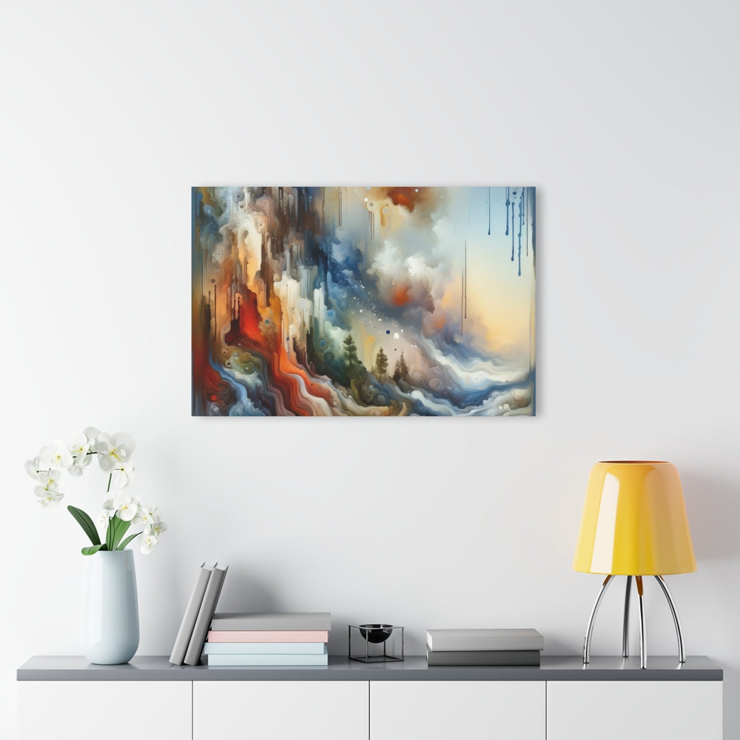 Inner Journey Abstract Acrylic Prints (French Cleat Hanging) - ATUH.ART