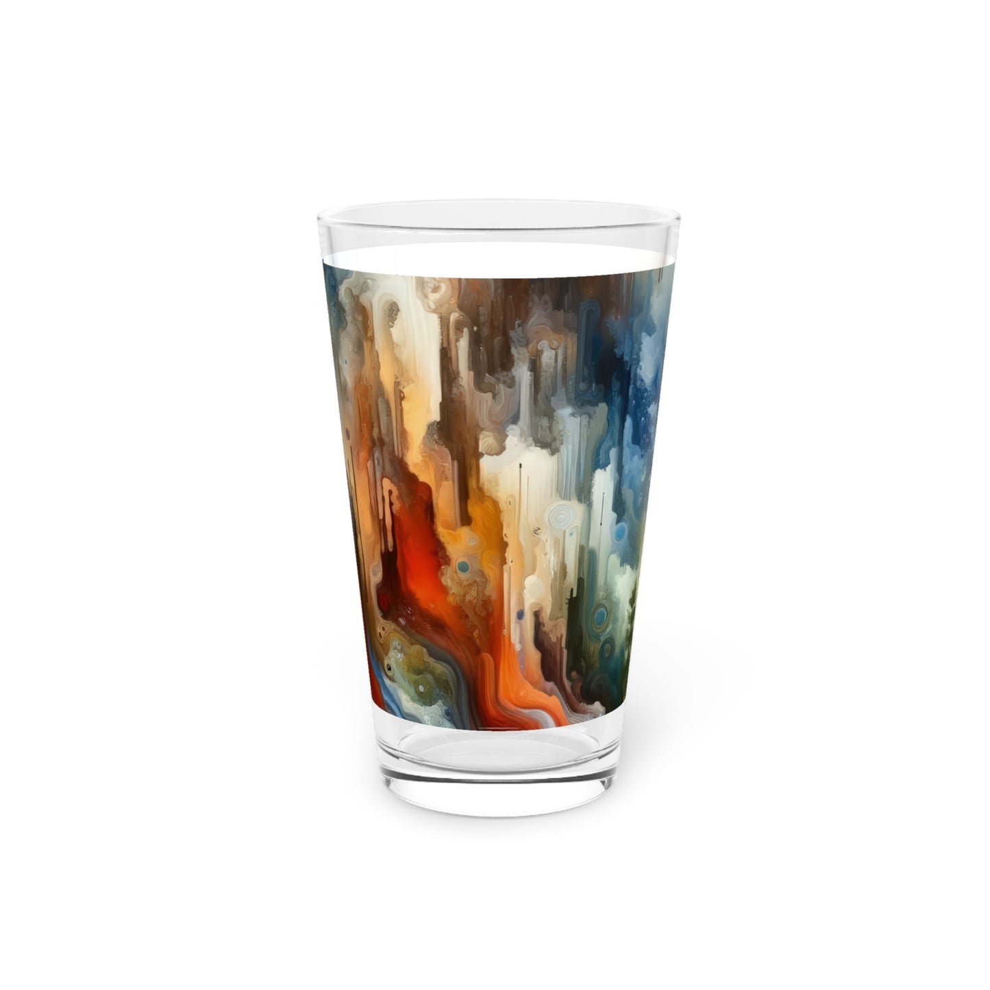 Inner Journey Abstract Pint Glass, 16oz - ATUH.ART