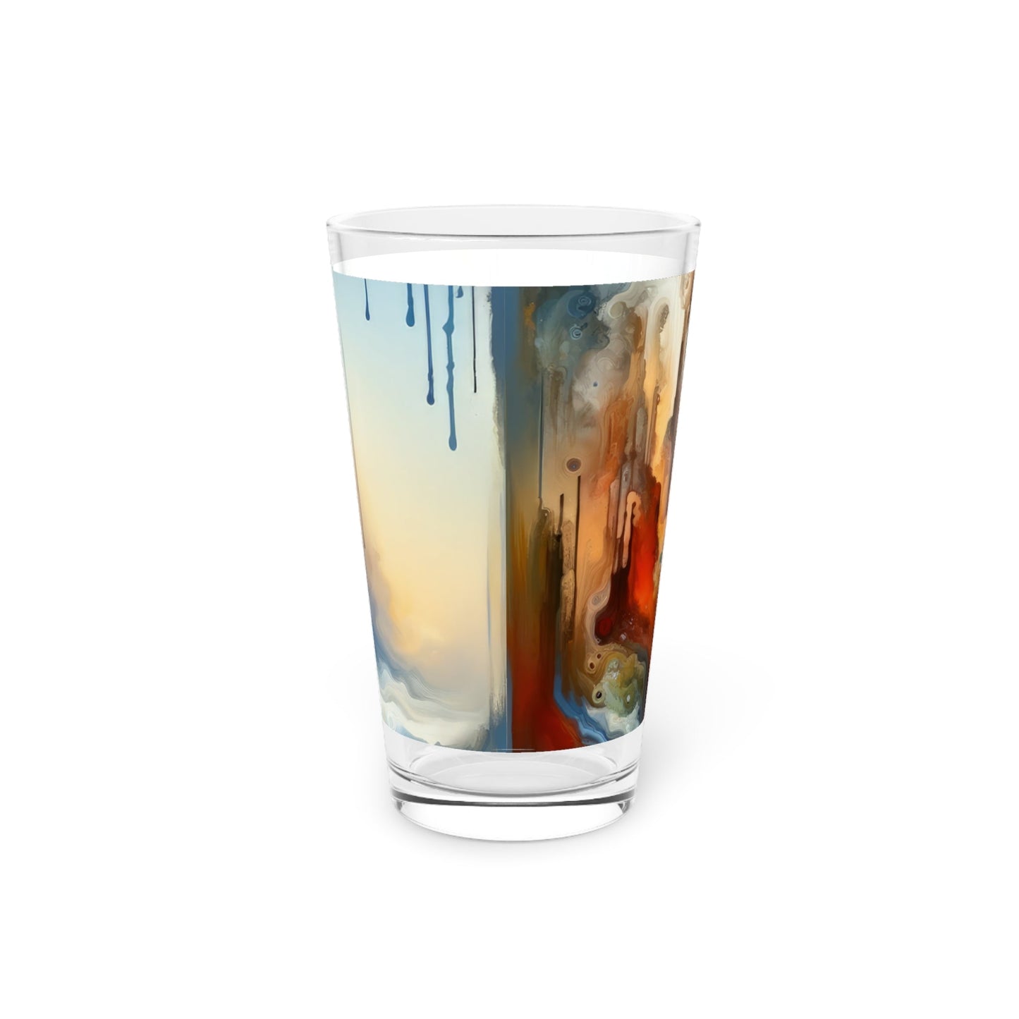 Inner Journey Abstract Pint Glass, 16oz - ATUH.ART
