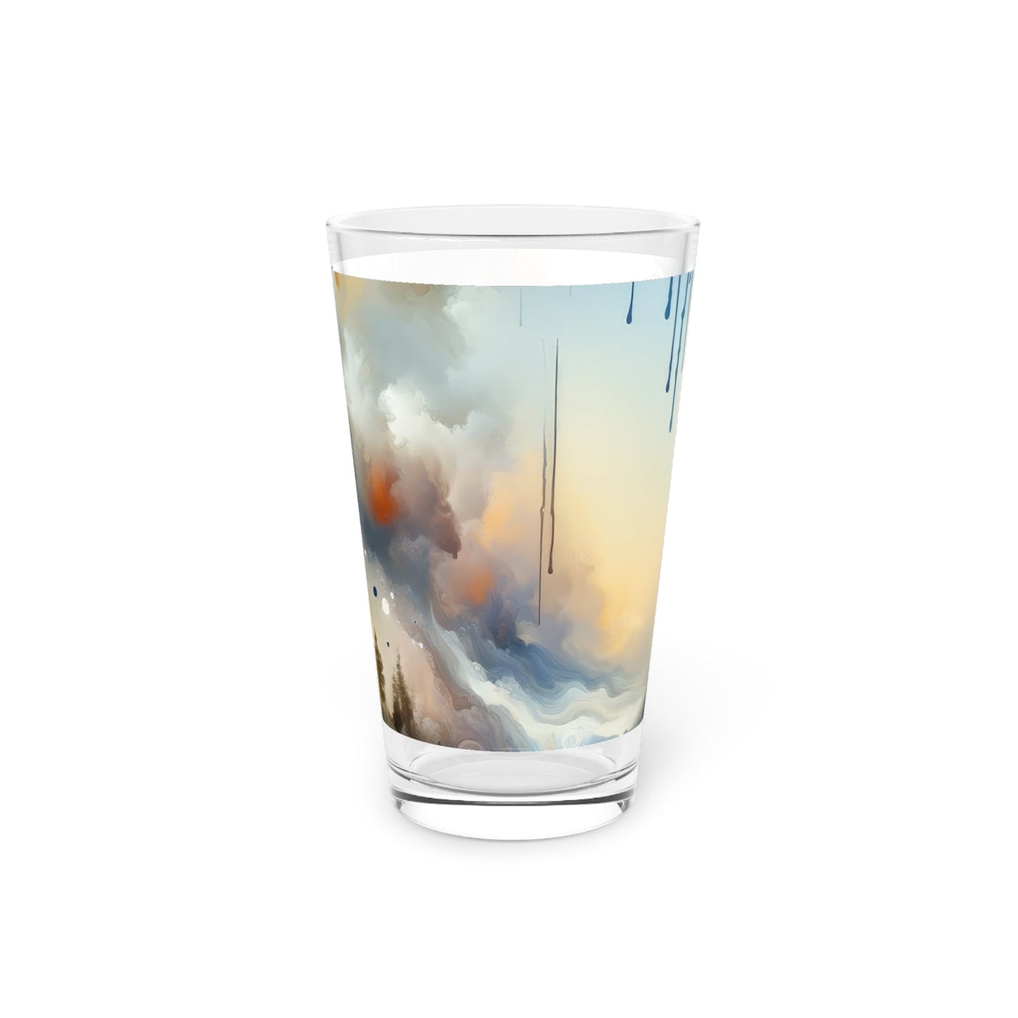Inner Journey Abstract Pint Glass, 16oz - ATUH.ART