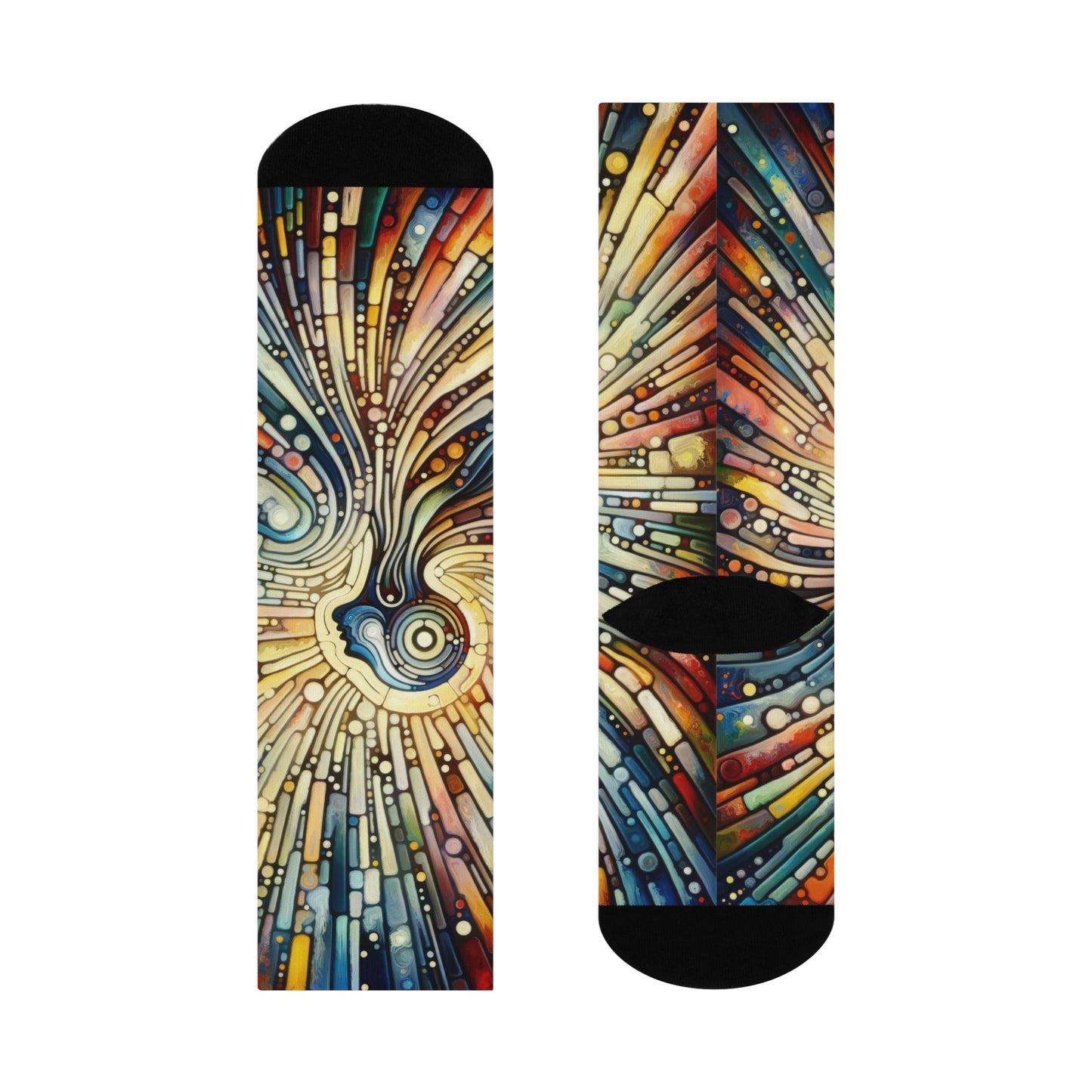 Inner Mosaic Kindness Cushioned Crew Socks - ATUH.ART