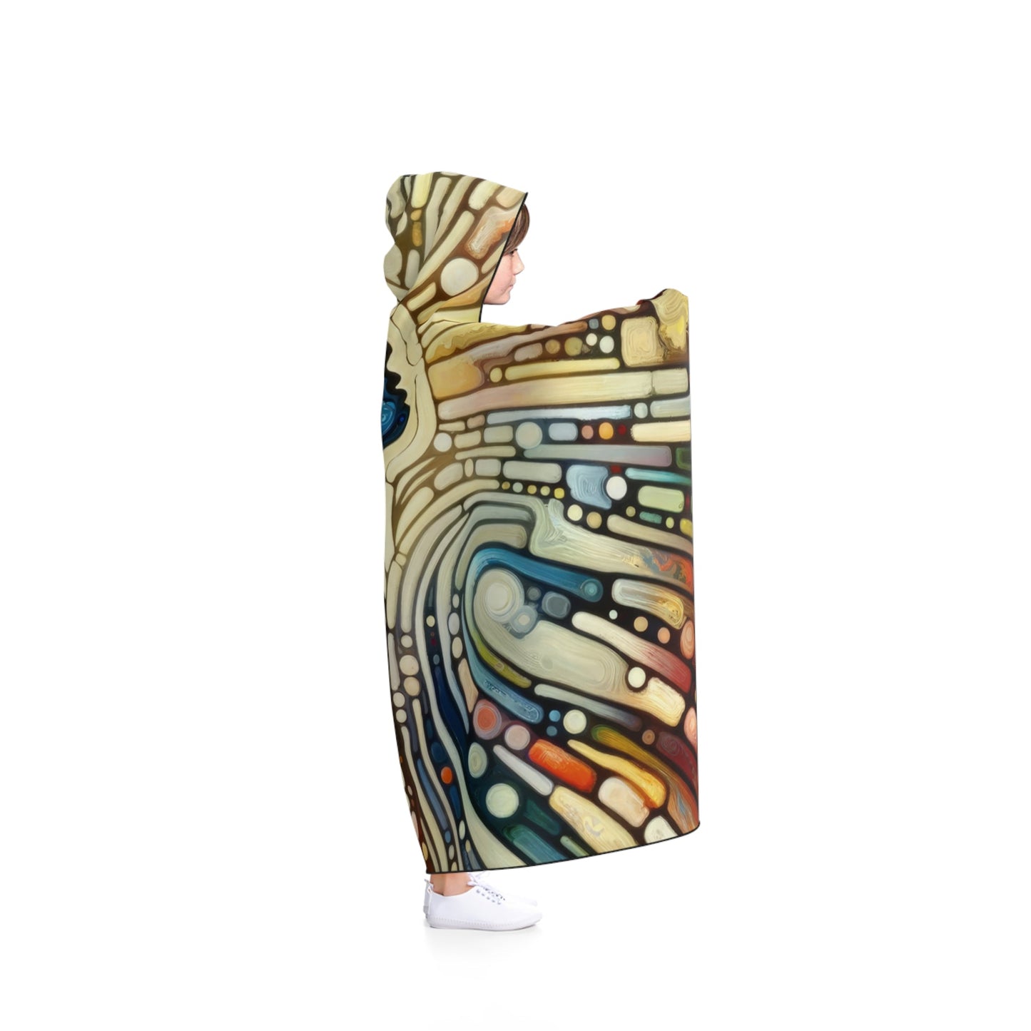 Inner Mosaic Kindness Hooded Blanket - ATUH.ART