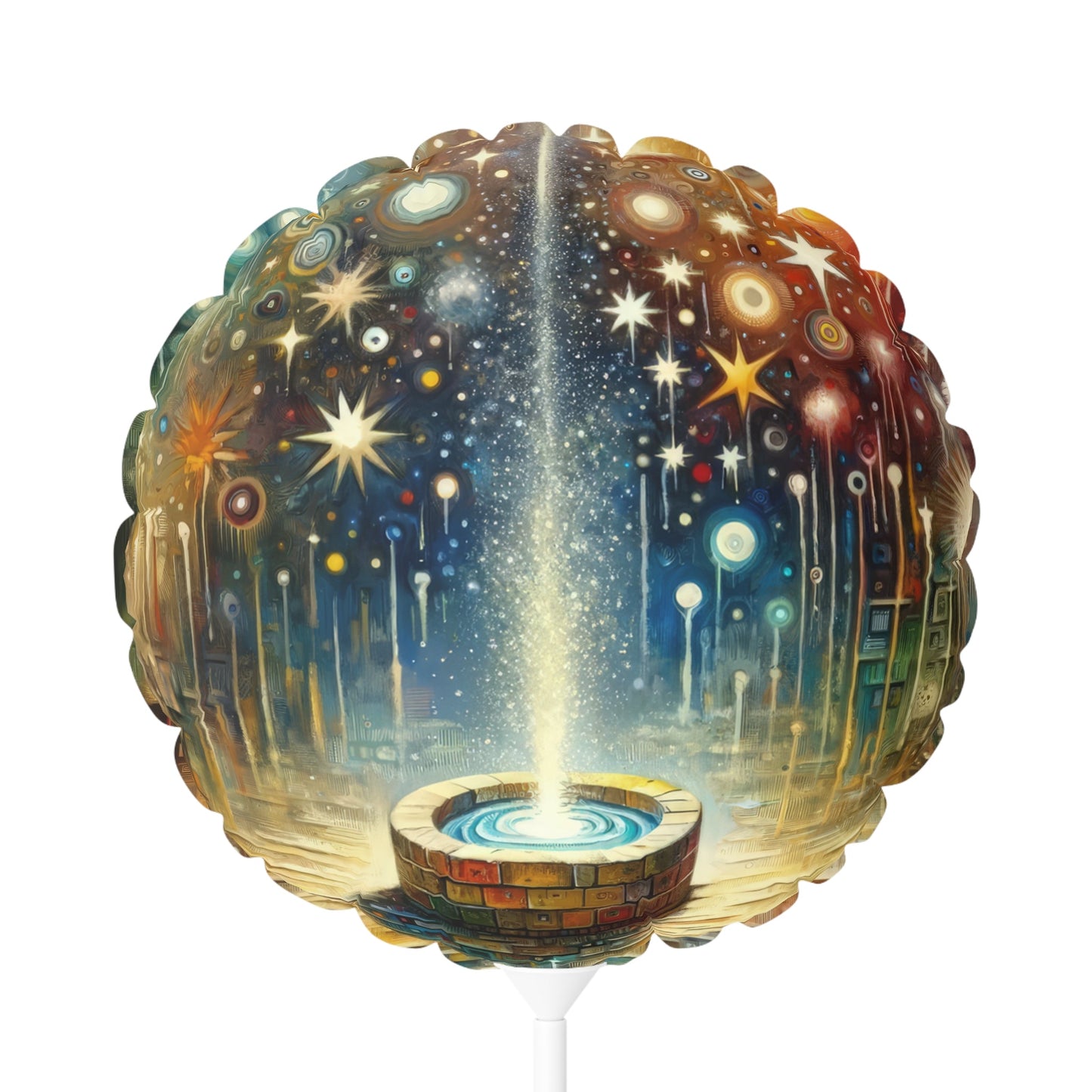 Inspiration Tachism Tribute Balloon (Round and Heart-shaped), 11" - ATUH.ART