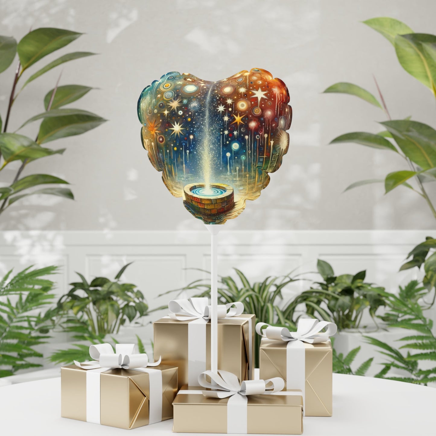 Inspiration Tachism Tribute Balloon (Round and Heart-shaped), 11" - ATUH.ART