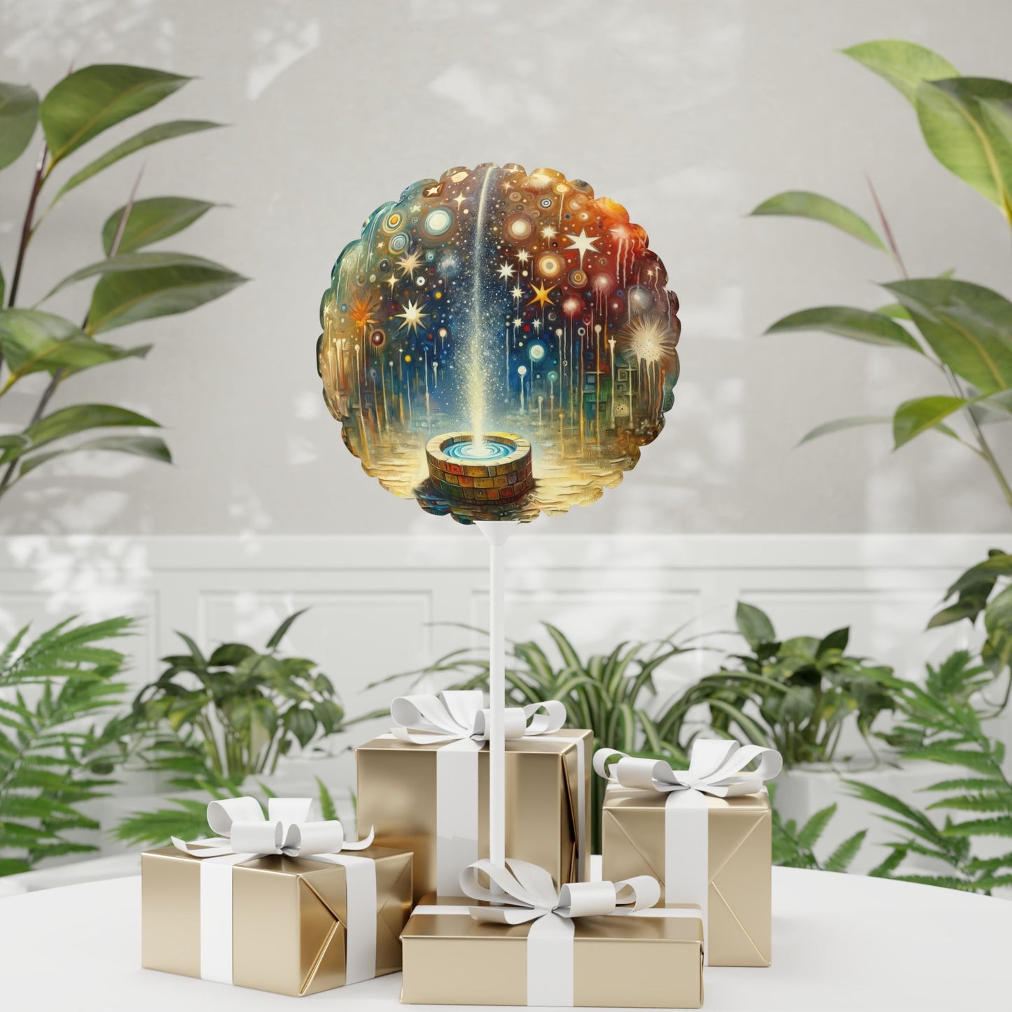 Inspiration Tachism Tribute Balloon (Round and Heart-shaped), 11" - ATUH.ART