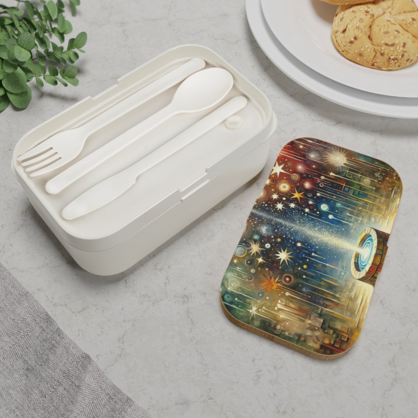 Inspiration Tachism Tribute Bento Lunch Box - ATUH.ART