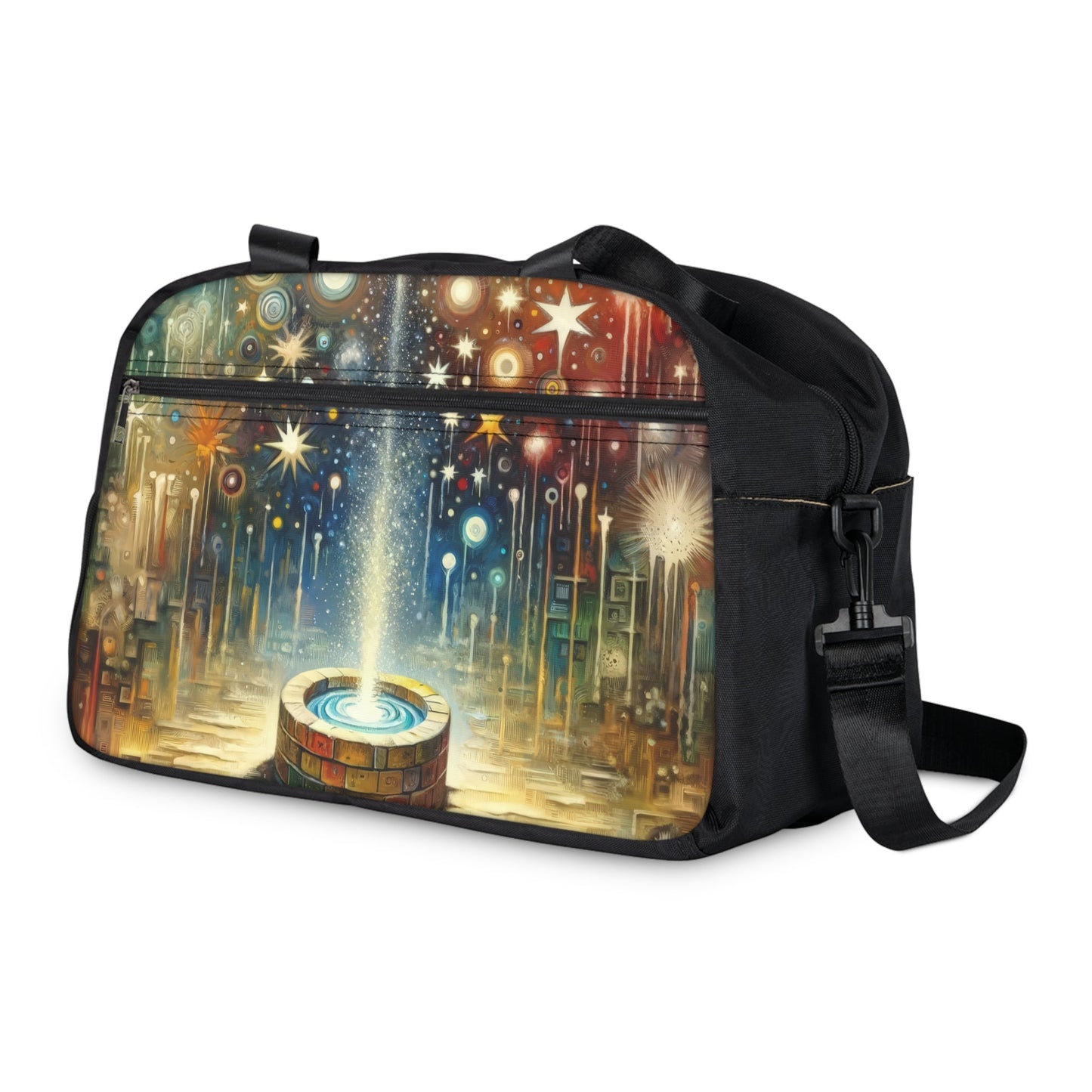 Inspiration Tachism Tribute Fitness Handbag - ATUH.ART