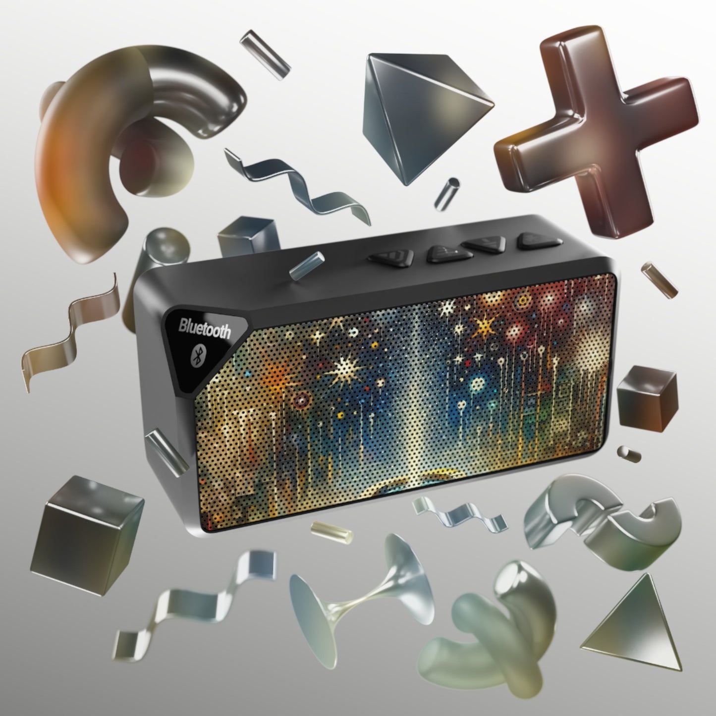 Inspiration Tachism Tribute Jabba Bluetooth Speaker - ATUH.ART