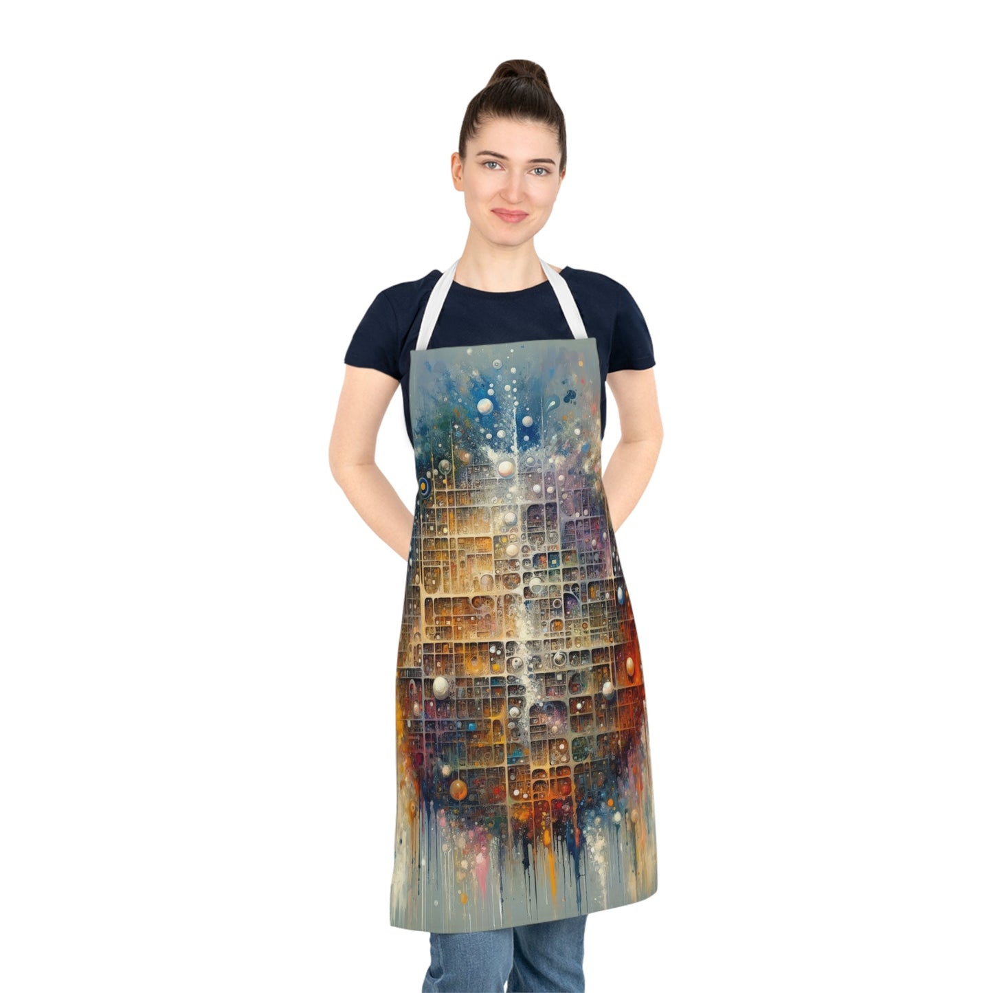 Integral Harmony Existence Adult Apron (AOP) - ATUH.ART
