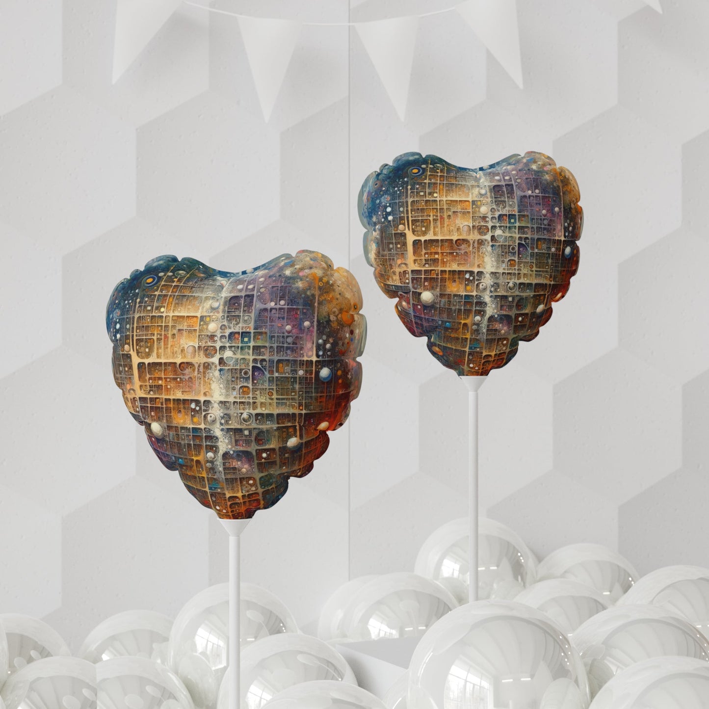 Integral Harmony Existence Balloon (Round and Heart-shaped), 11" - ATUH.ART