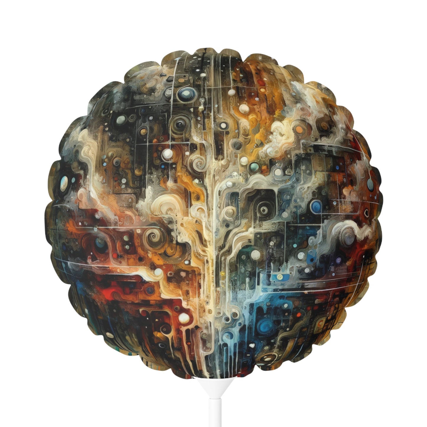 Integral Stewardship Abstract Balloon (Round and Heart-shaped), 11" - ATUH.ART