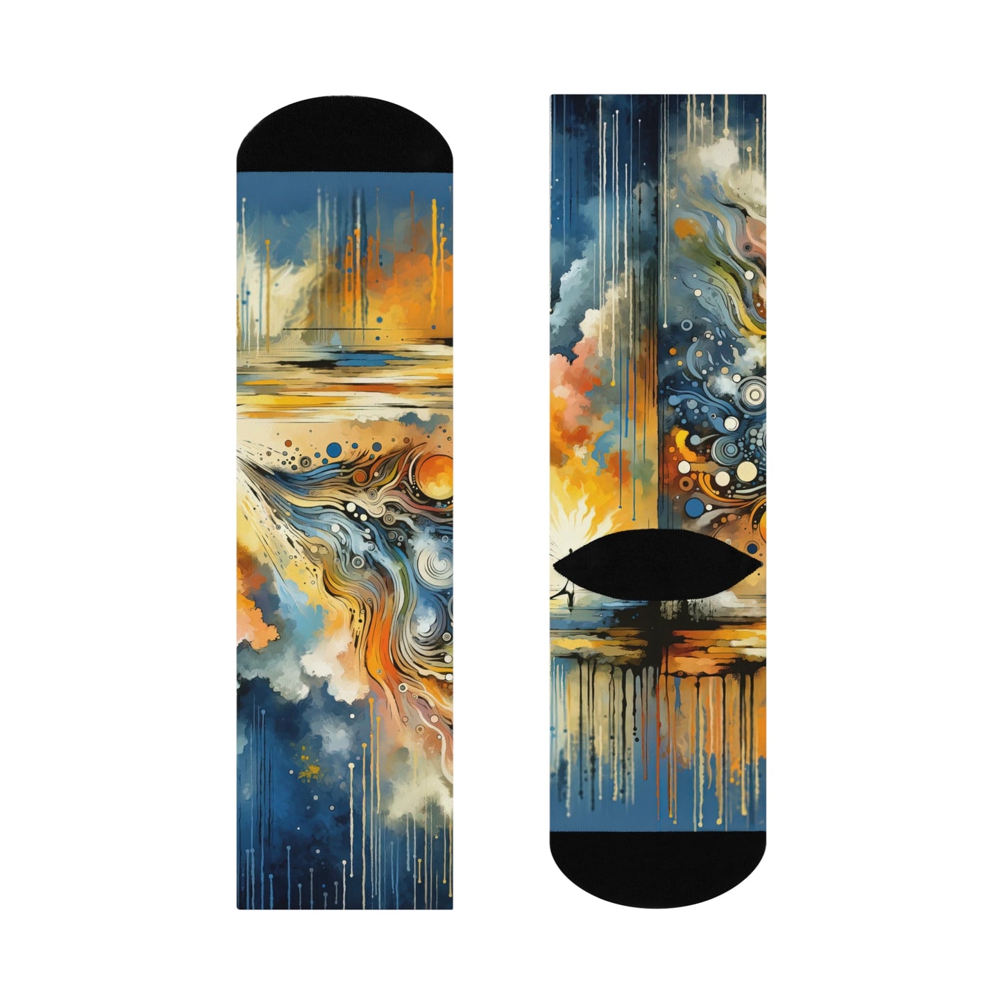 Intentional Awakening Reflection Cushioned Crew Socks - ATUH.ART